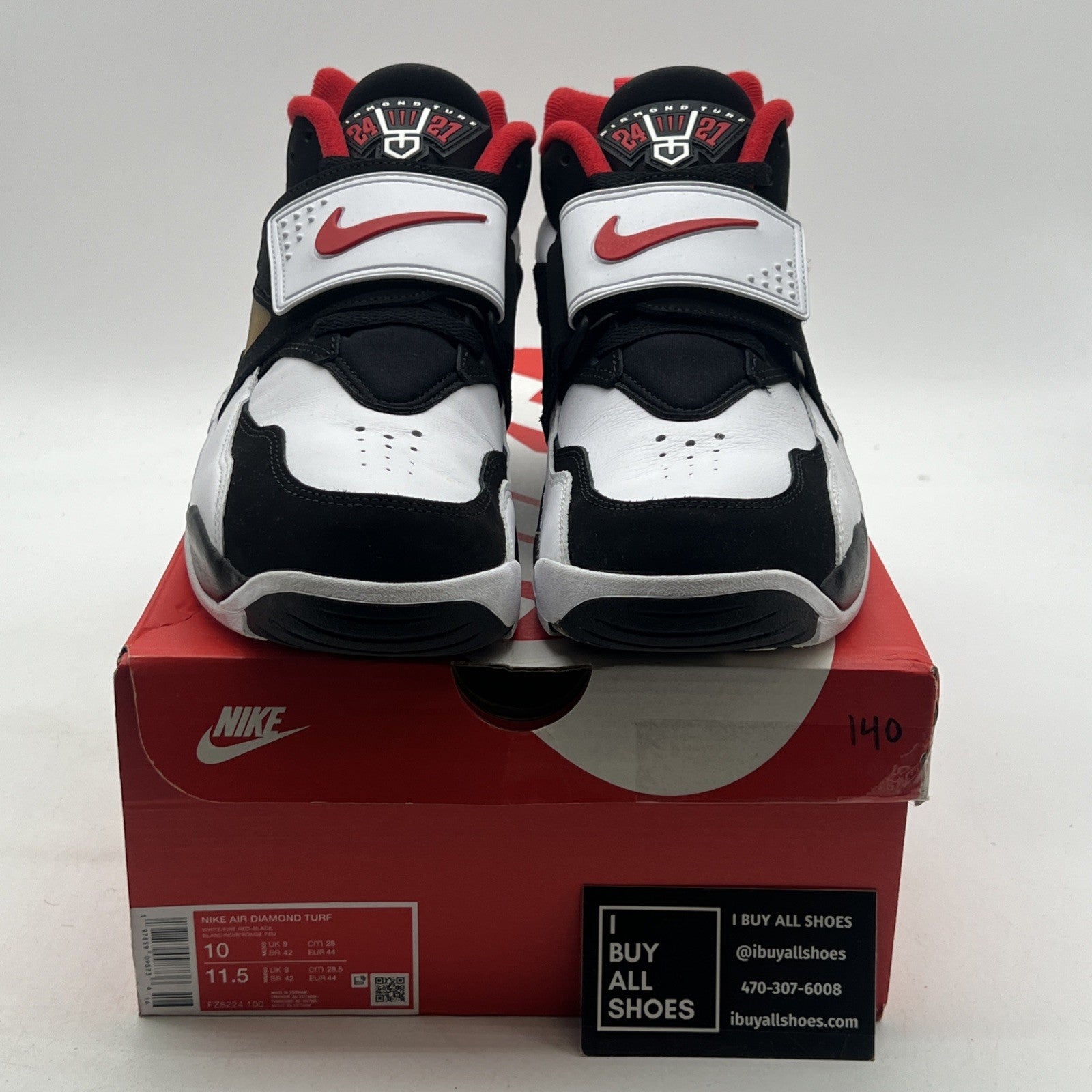 Size 10 - Nike Air Diamond Turf 2025 49ers (FZ8224-100)