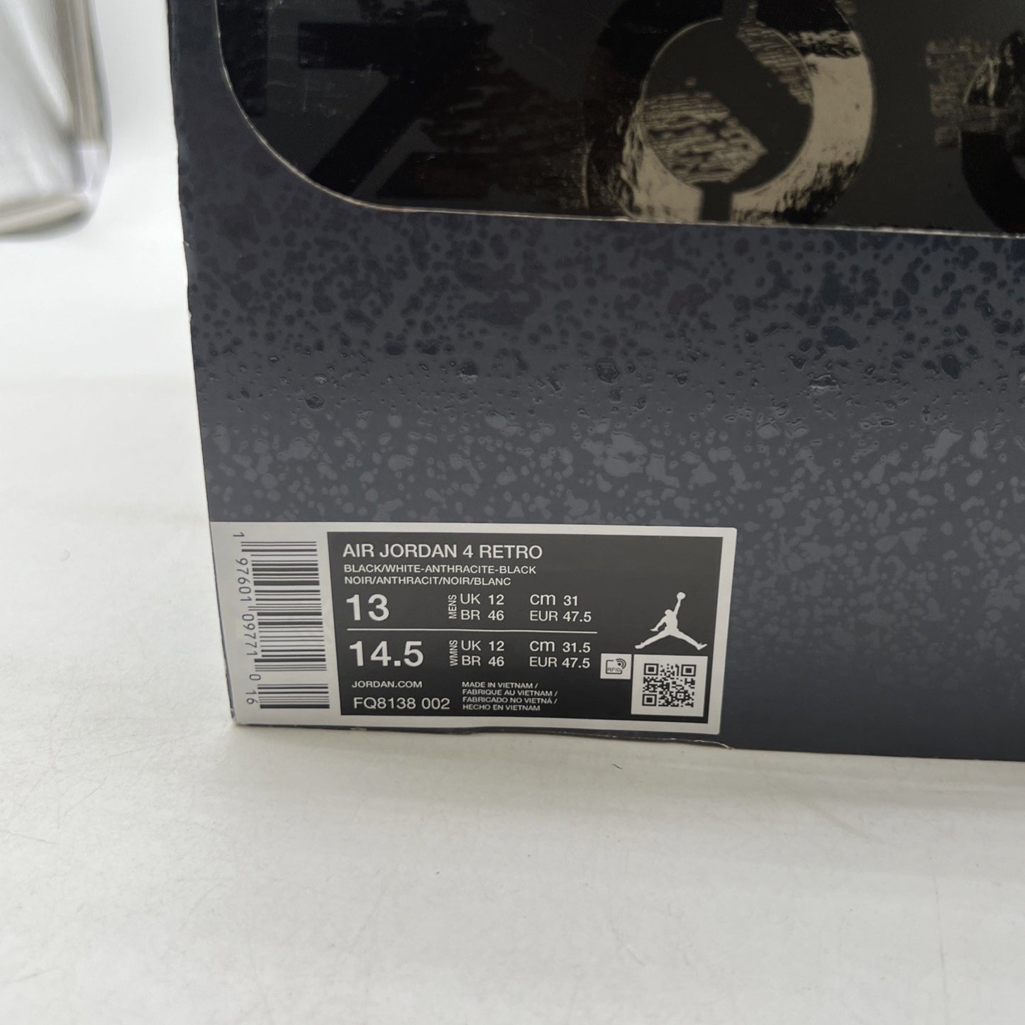Size 13 - Air Jordan 4 Retro 2024 Fear (FQ8138-002)
