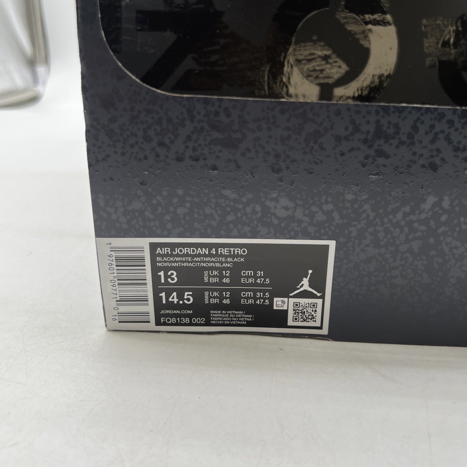 Size 13 - Air Jordan 4 Retro 2024 Fear (FQ8138-002)