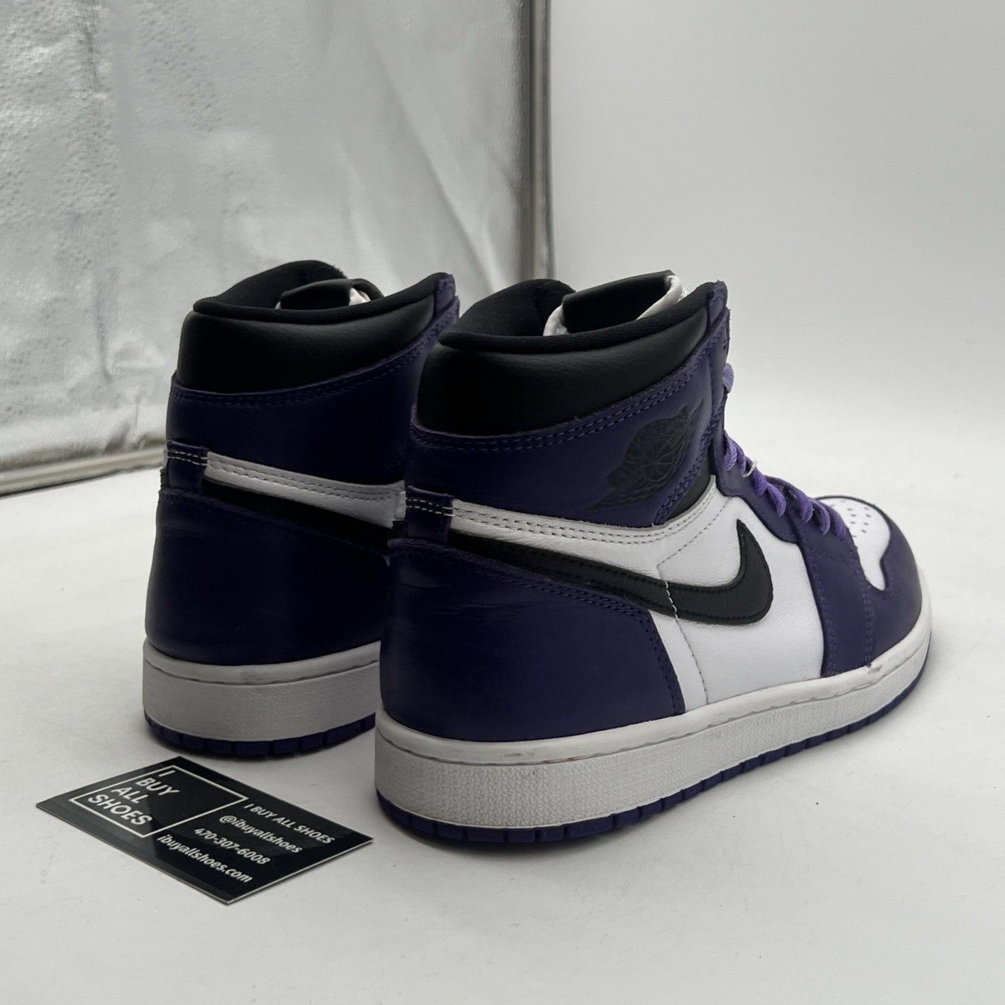 Size 8 - Air Jordan 1 Retro OG High Court Purple 2.0 (555088-500)