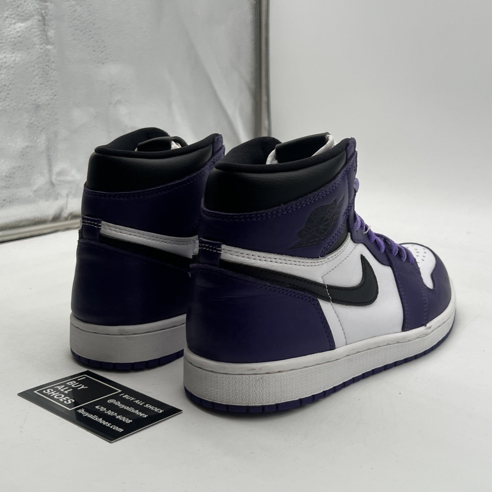 Size 8 - Air Jordan 1 Retro OG High Court Purple 2.0 (555088-500)