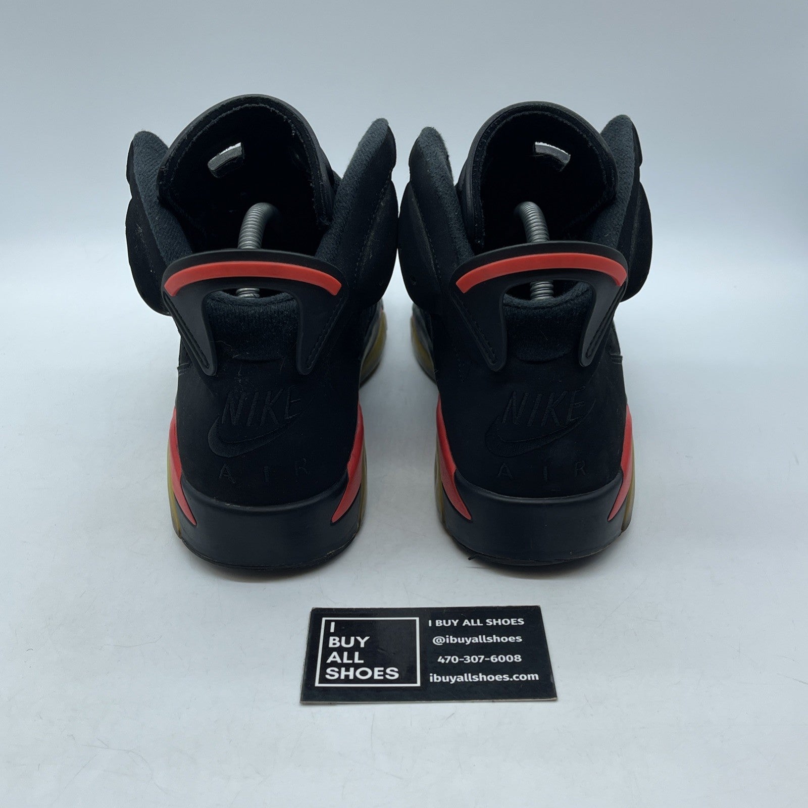 Size 8 - Jordan 6 Retro Mid Infrared Black Pink Suede (384664-060)