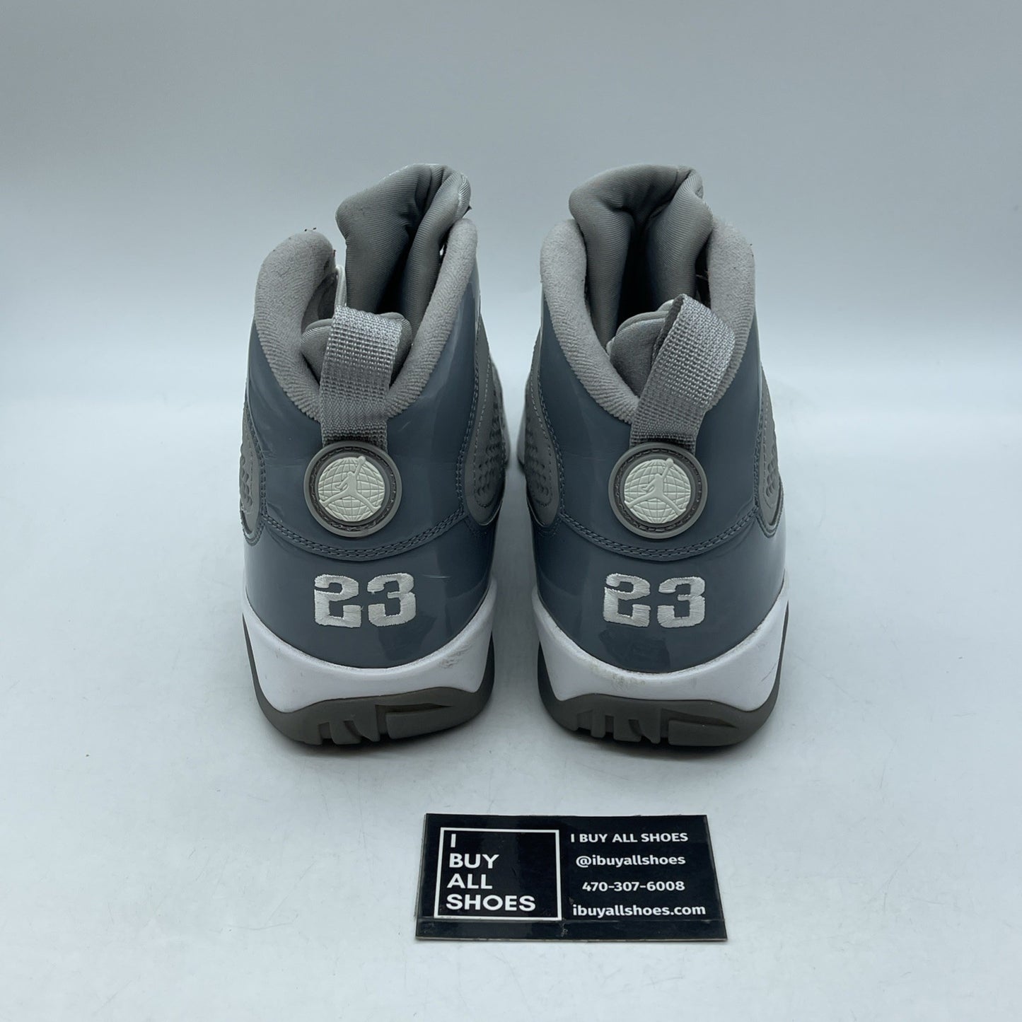 Size 9.5 - Air Jordan 9 Retro 2012 Cool Grey Suede Leather (302370-015)