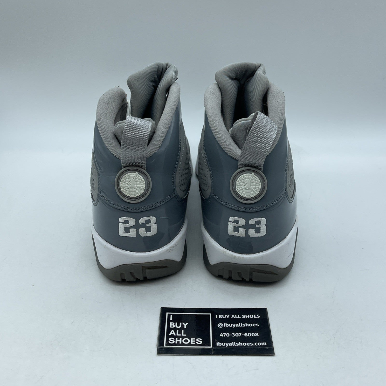 Size 9.5 - Air Jordan 9 Retro 2012 Cool Grey Suede Leather (302370-015)