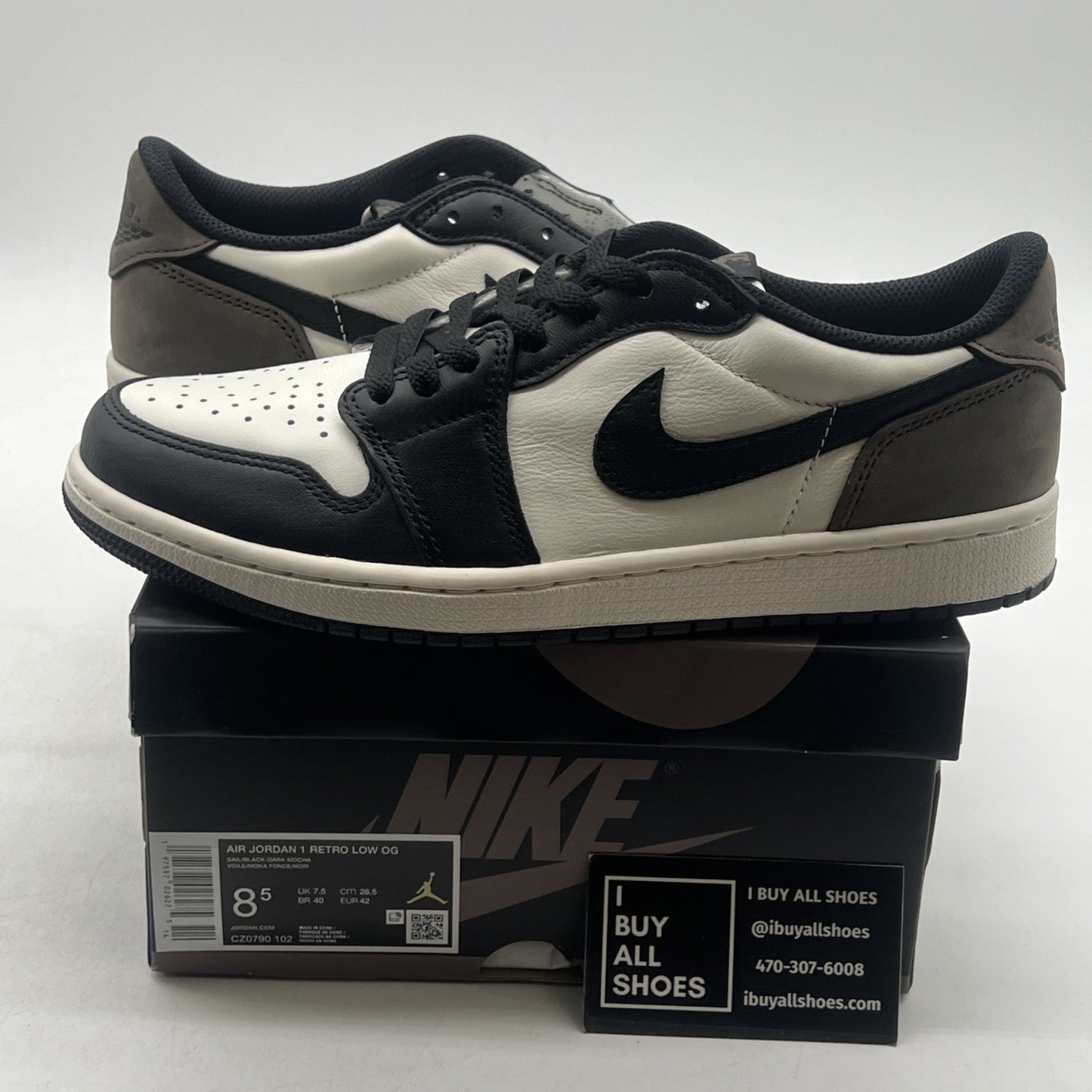 Size 8.5 - Air Jordan 1 Retro OG Low Mocha (CZ0790-102)