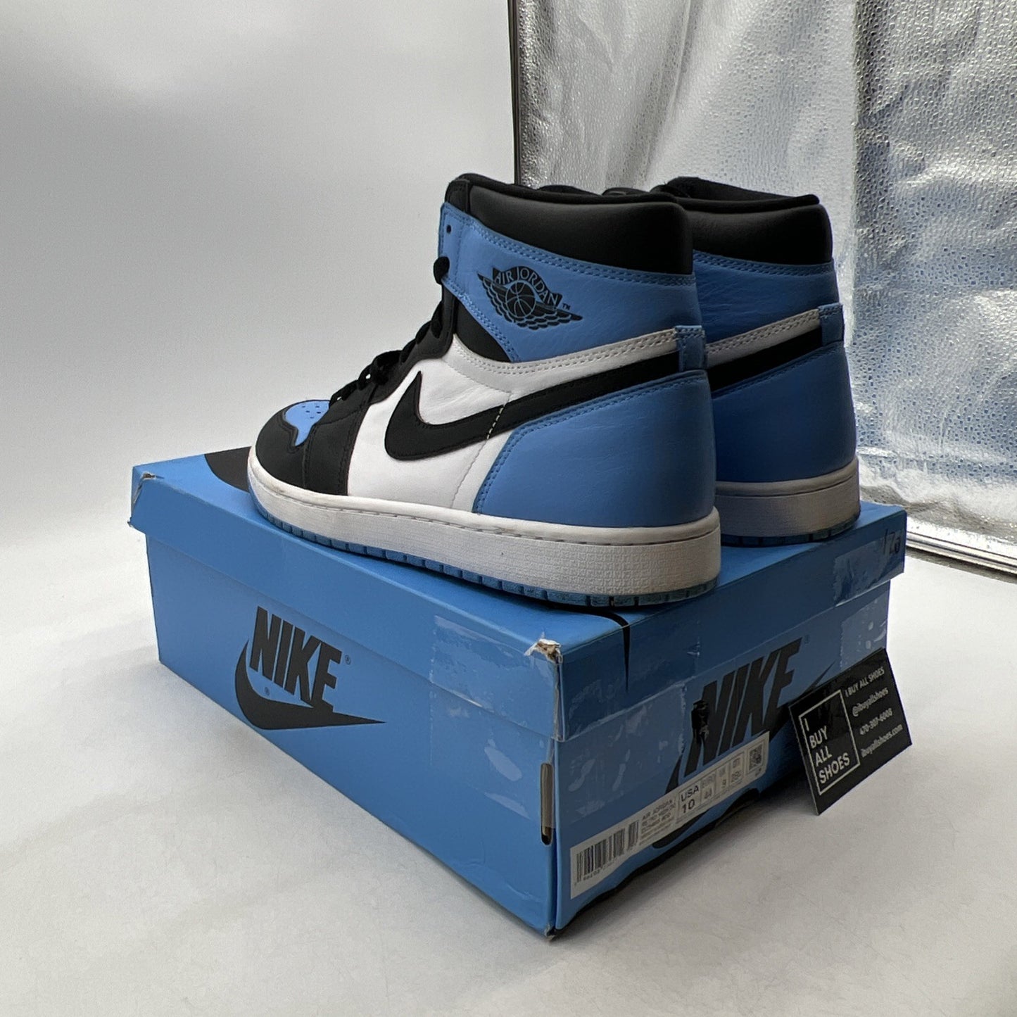 Size 10 - Air Jordan 1 Retro OG High UNC Toe (DZ5485-400)