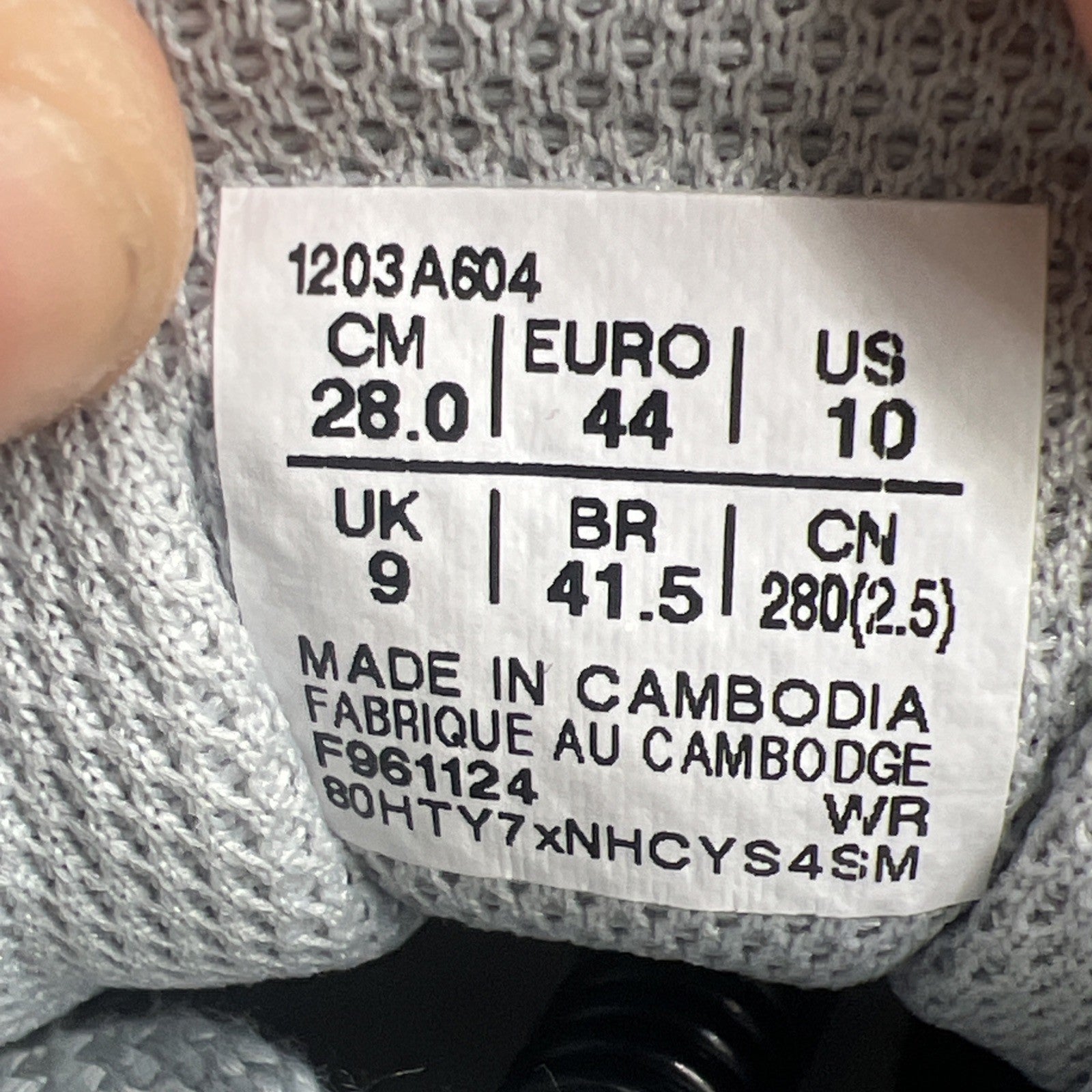 Size 10 - ASICS GT 2160 Piedmont Grey Deep Marine (1203A604-020)