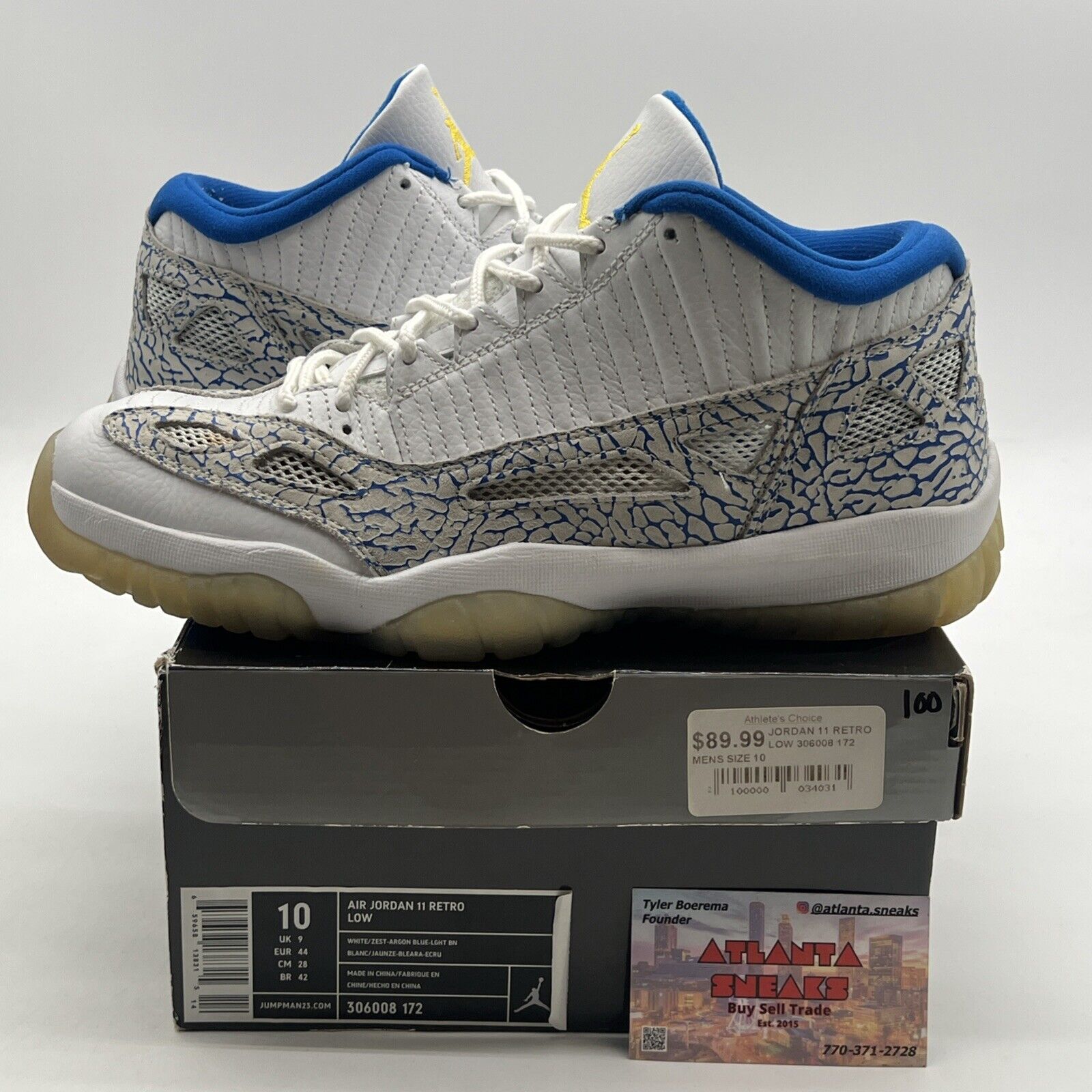 Size 10 - Air Jordan 11 Retro Low IE (306008-172)