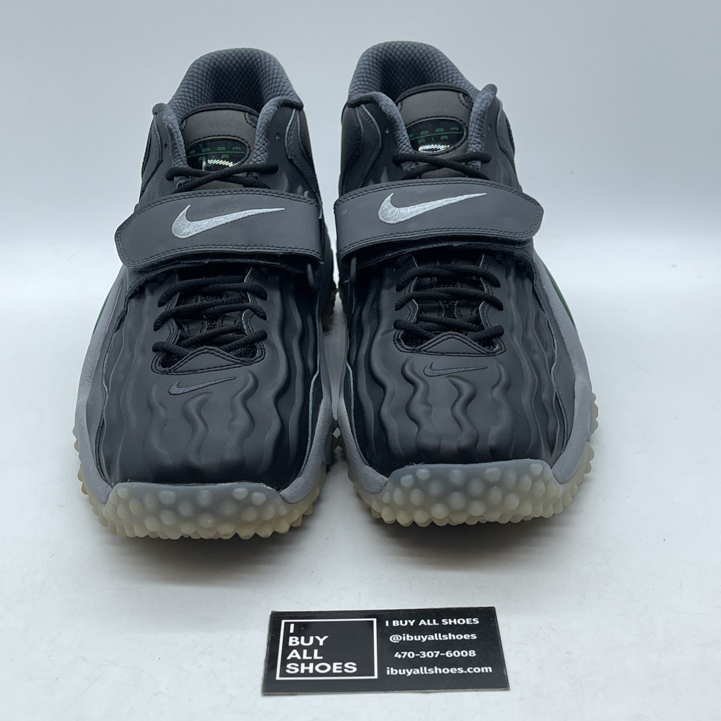 Size 13 - Nike Air Zoom Turf Jet 97 Packers 2013 Grey Black (554989-001)