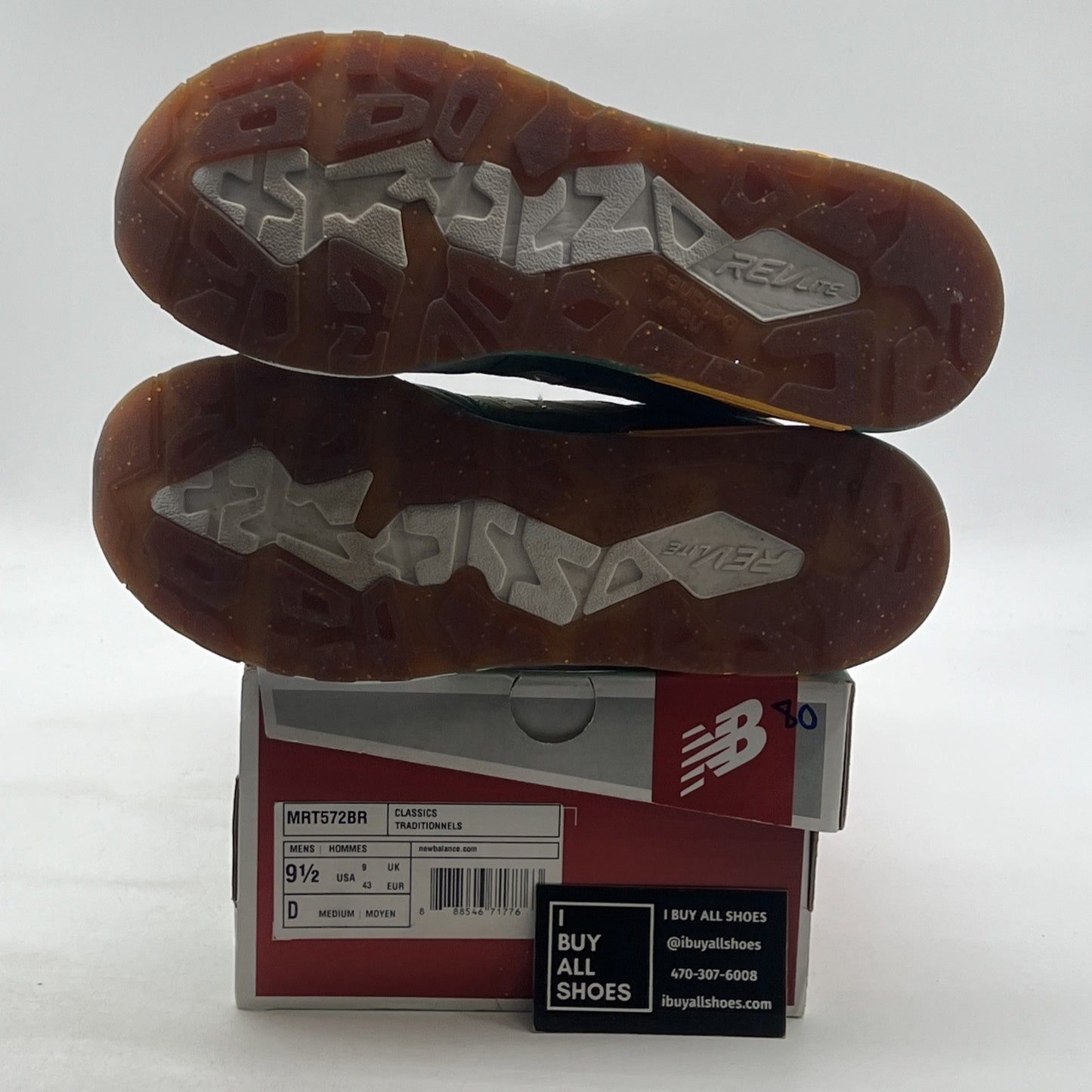 Size 9.5 - New Balance 572 Burn Rubber (MRT572BR)