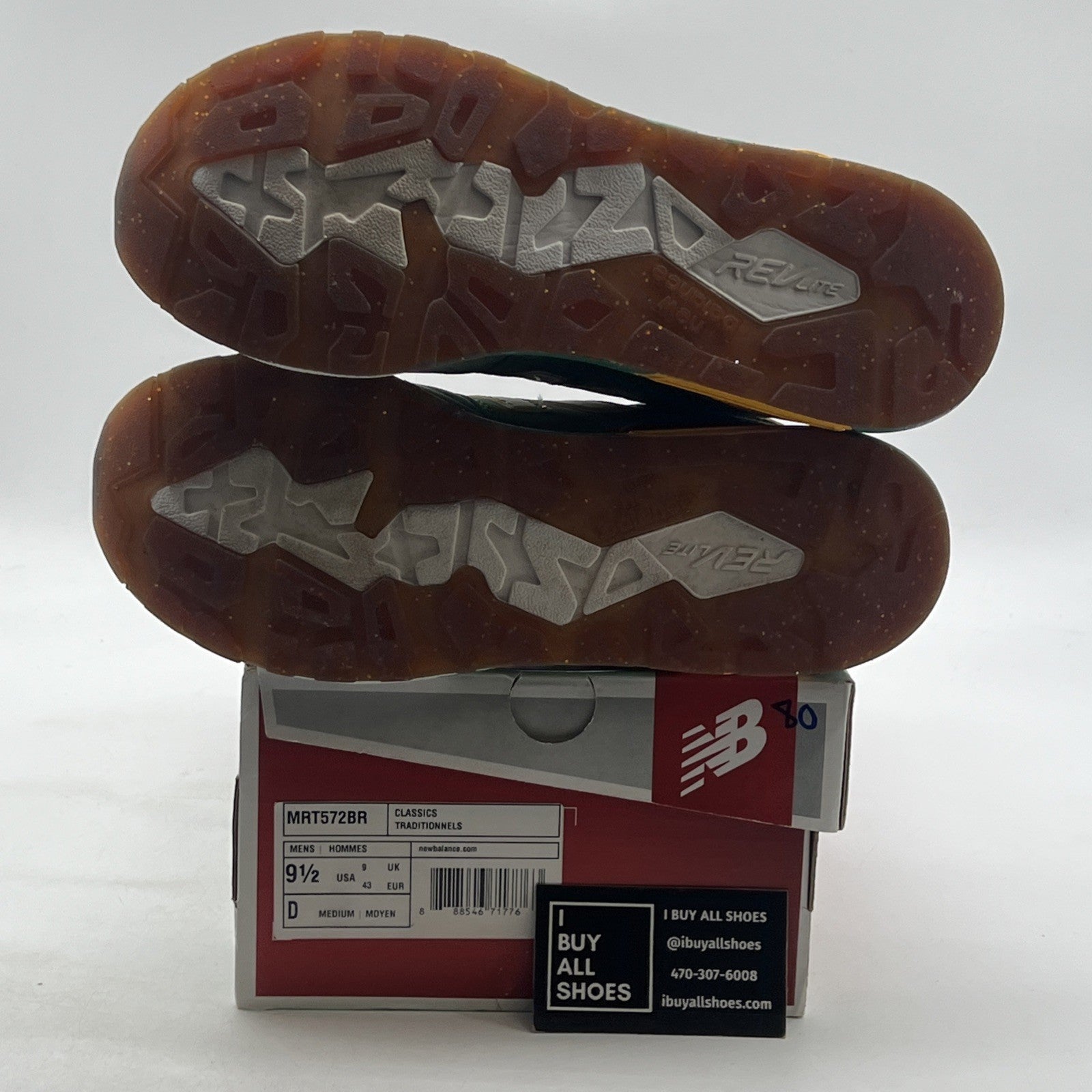 Size 9.5 - New Balance 572 Burn Rubber (MRT572BR)