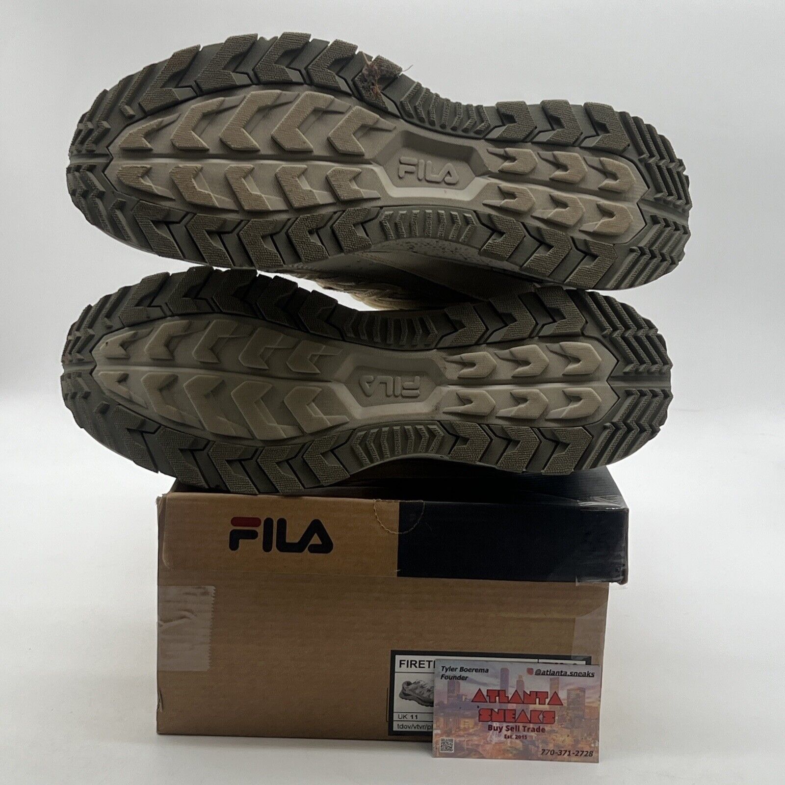 Size 12 - Fila Firetrail Evo Outdoor Shoe Beige | (1JM02581 050)