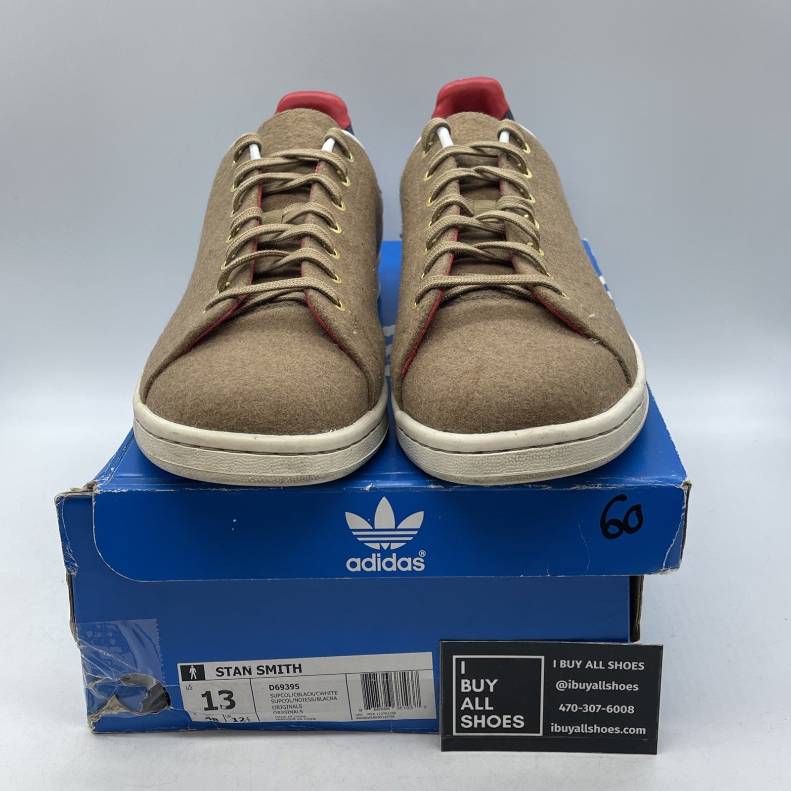Size 13 - Adidas Extra Butter x Originals Stan Smith Wunderkind (D69395)