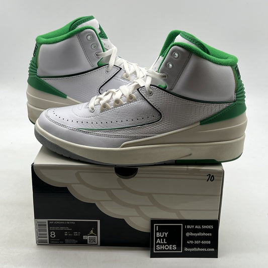 Size 8 - Air Jordan 2 Retro Lucky Green (DR8884-103)