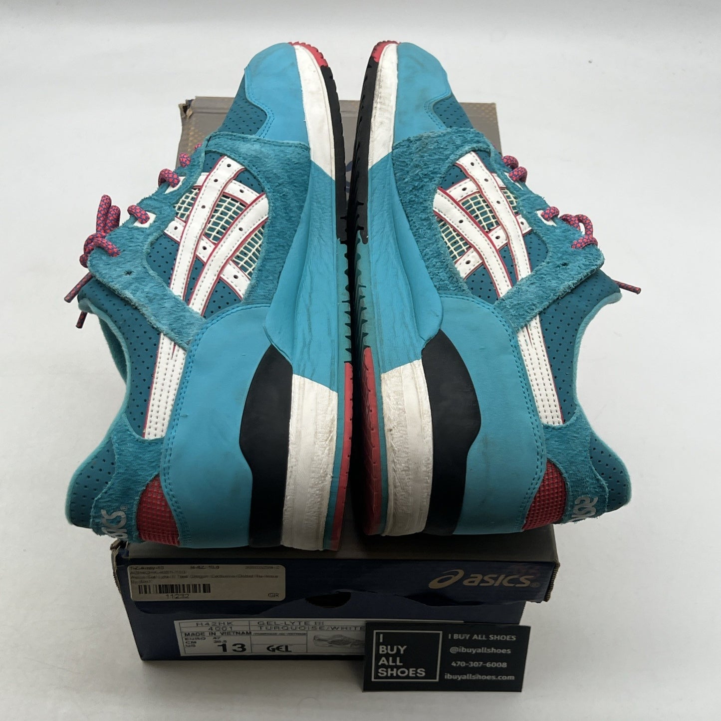 Size 13 - Asics Bait x Gel Lyte 3 Teal Dragon (H42HK4001)