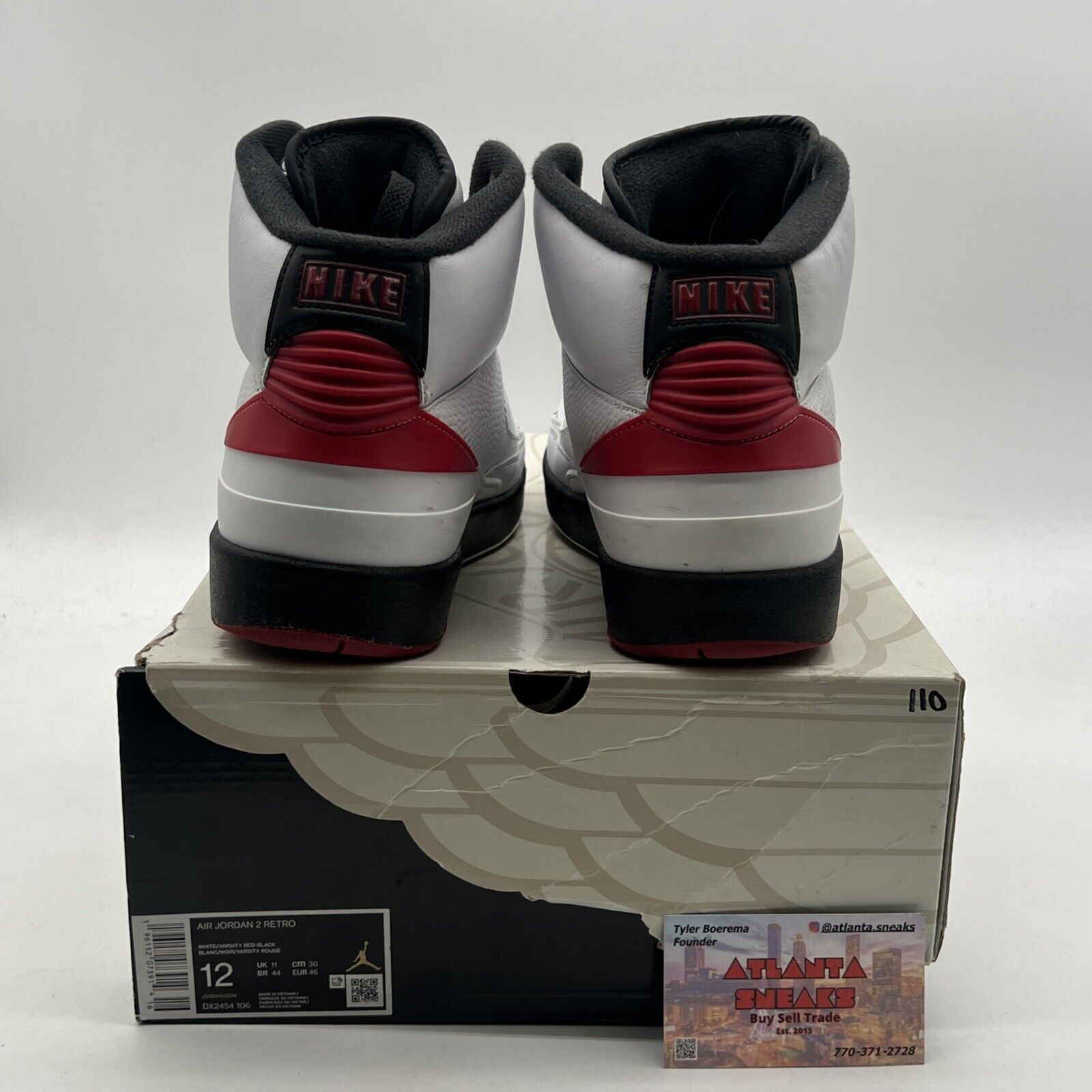 Size 12 - Air Jordan 2 Retro Mid Chicago (DX2454-106)