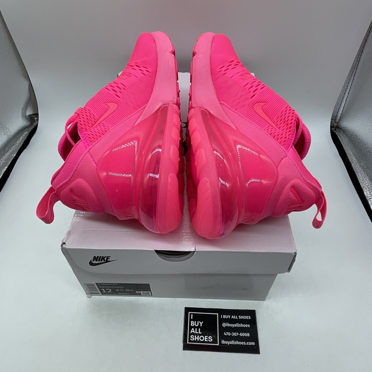 Size 12W - Nike Air Max 270 Triple Pink (FD0293-600)