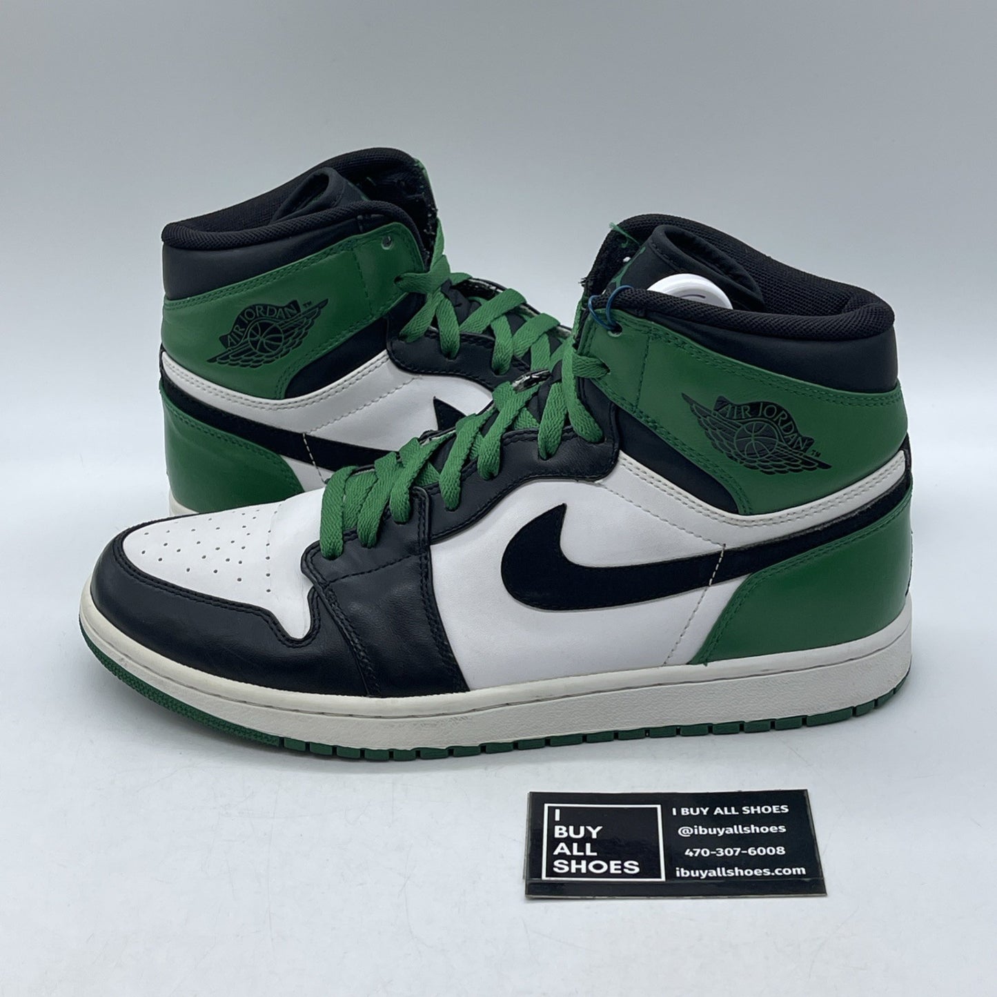 Size 10 - Air Jordan 1 Retro High Boston Celtics (332550-101)
