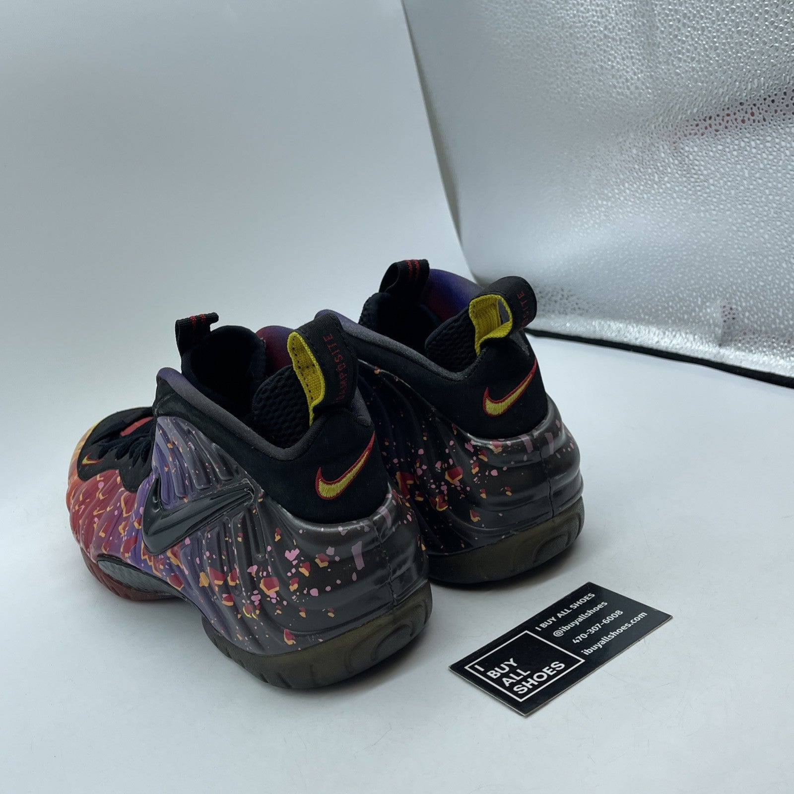 Size 11.5 - Nike Air Foamposite Asteroid Purple Black Suede (616750-600)