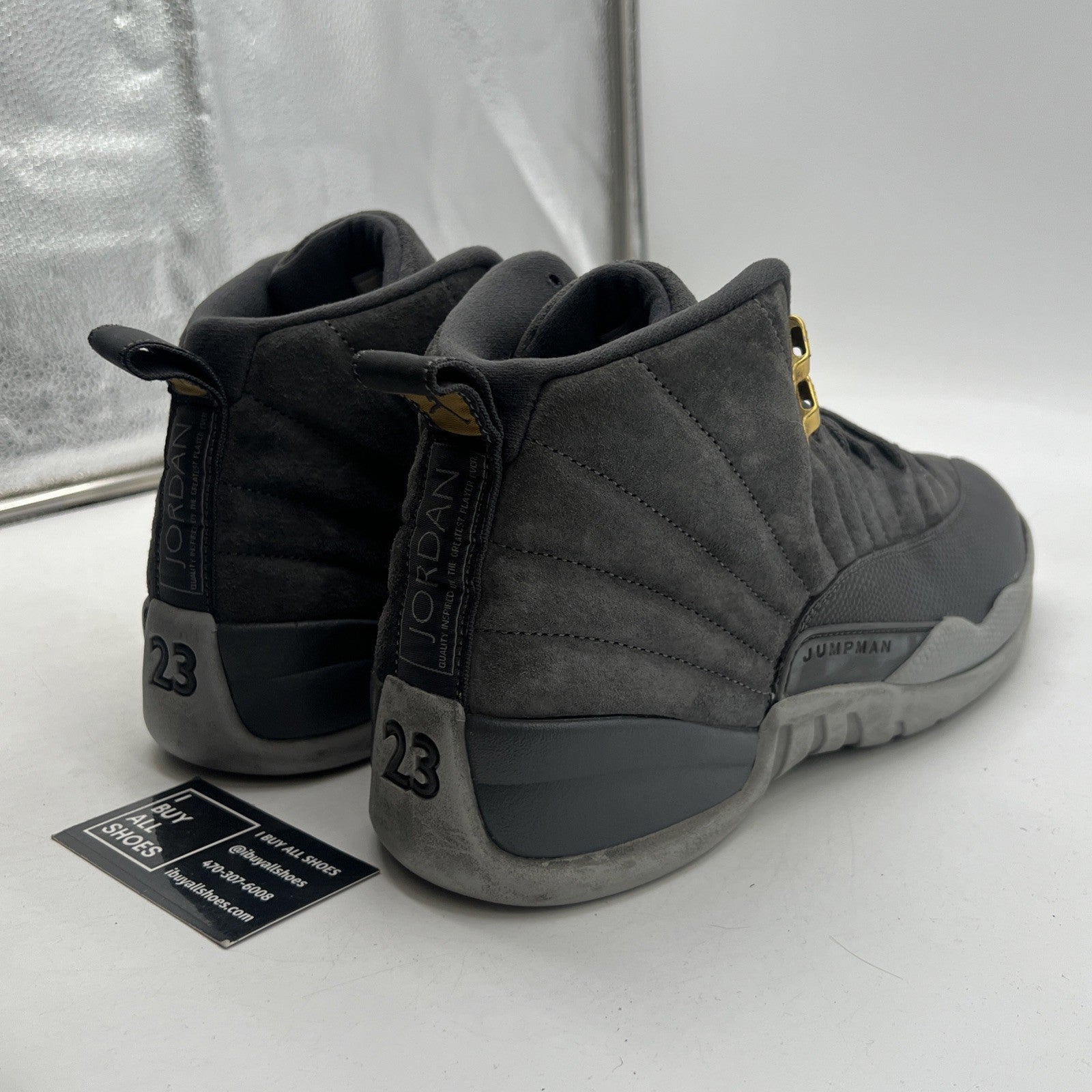 Size 13 - Air Jordan 12 Retro Dark Grey (130690-005)