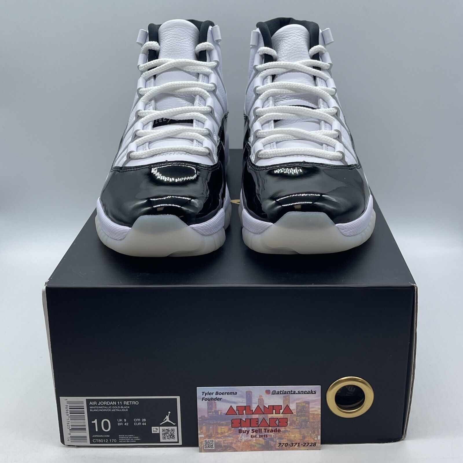 Size 10 - Jordan 11 Retro Mid Gratitude / Defining Moments Black (CT8012-170)