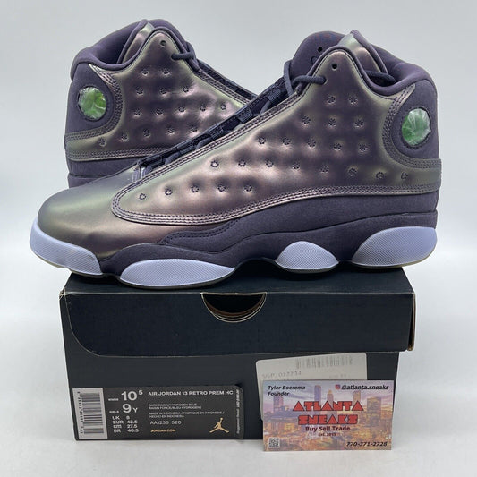 Size 9Y - Jordan 13 Retro Premium HC Mid Dark Raisin Purple Suede (AA1236-520)