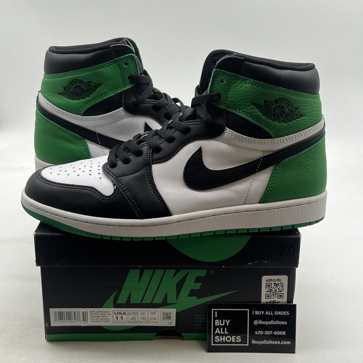 Size 11 - Air Jordan 1 Retro OG High Lucky Green (DZ5485-031)
