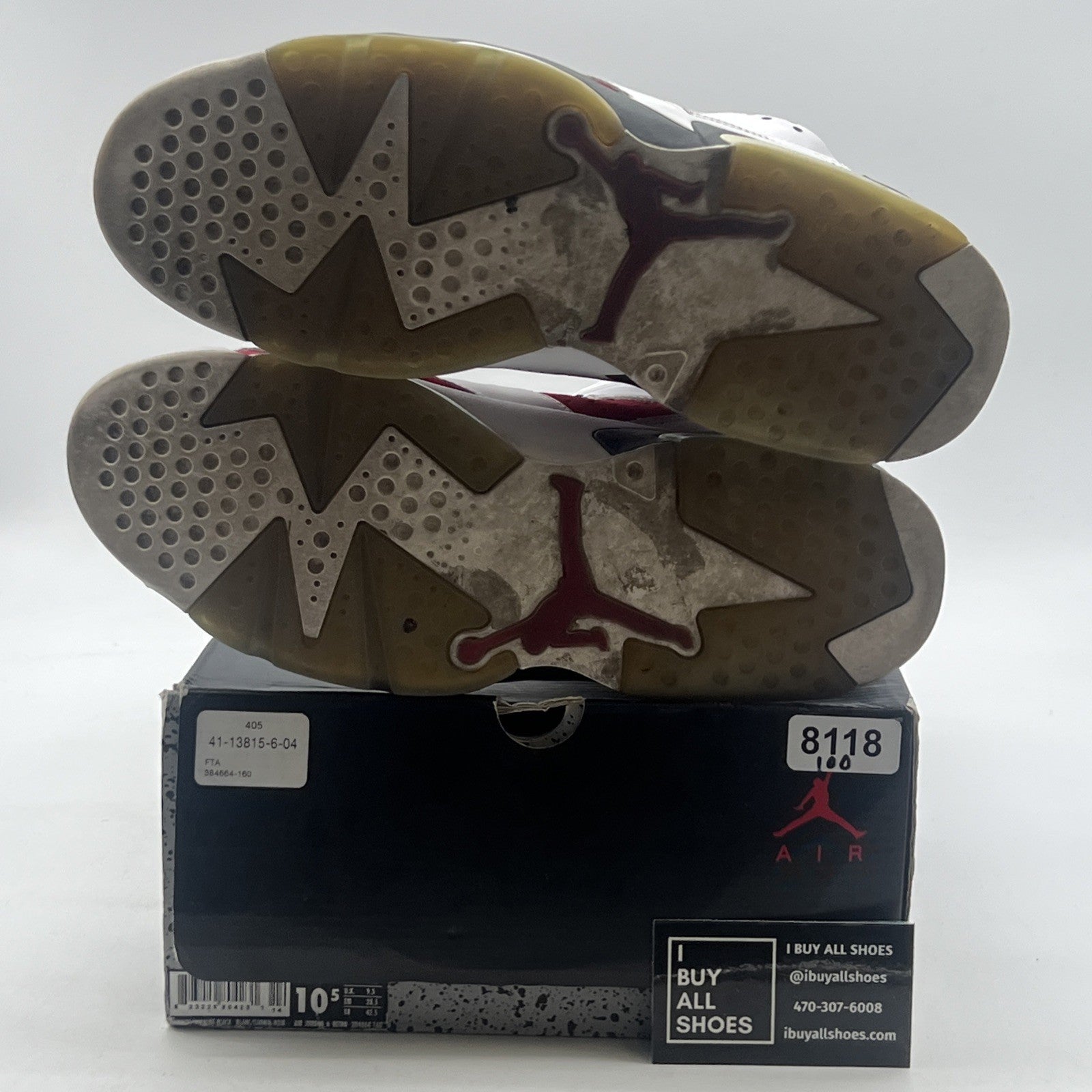 Size 10 - Air Jordan 6 Retro 2014 Carmine (384664-160)