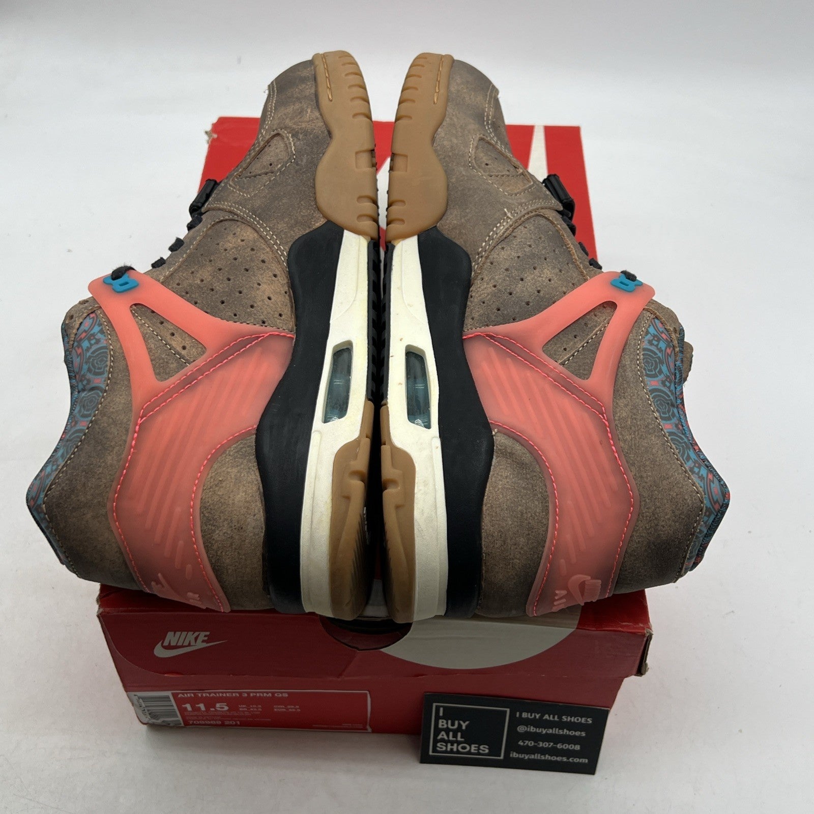Size 11.5 - Nike Air Trainer 3 Premium Super Bowl (709989-201)