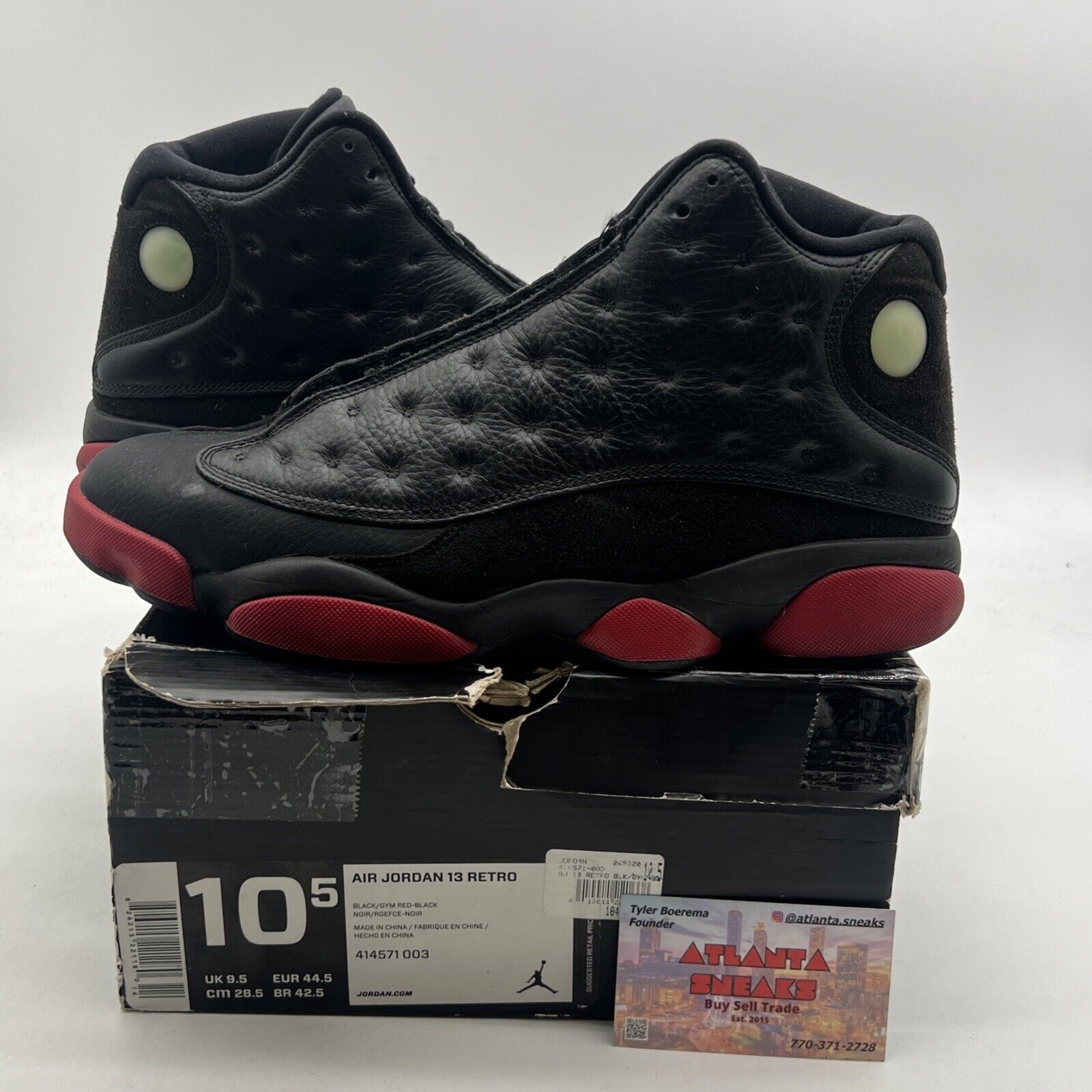 Size 10.5 - Air Jordan 13 Retro Dirty Bred (414571-003)