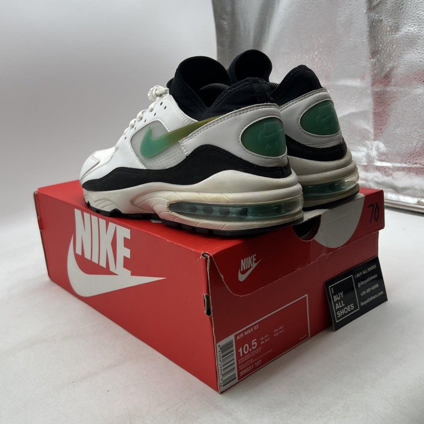 Size 10.5 - Nike Air Max 93 Dusty Cactus (306551-107)