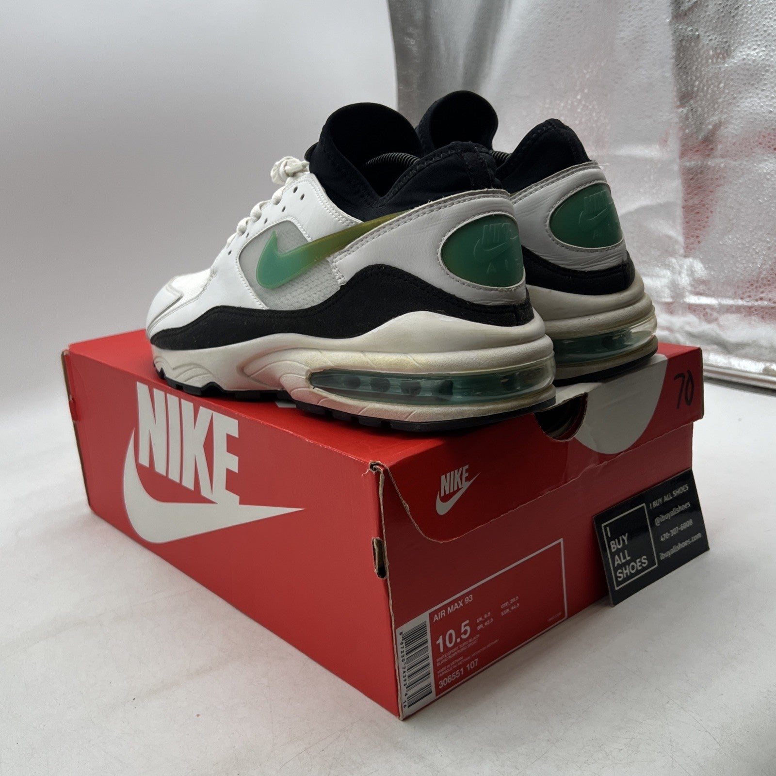Size 10.5 - Nike Air Max 93 Dusty Cactus (306551-107)
