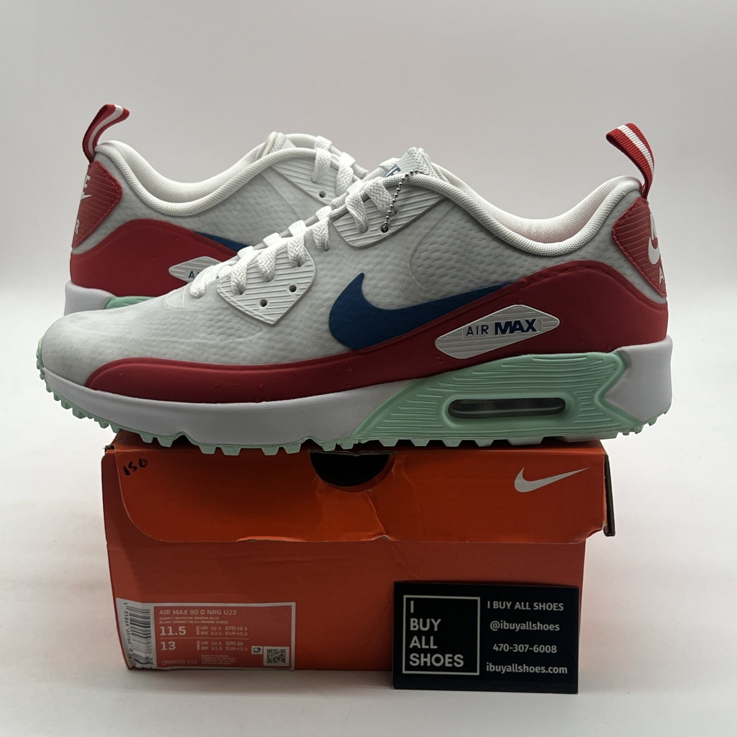 Size 11.5 - Nike Air Max 90 Golf U.S. Open - Brookline (DM9009-146)