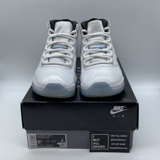 Size 8.5 - Air Jordan 11 Retro 2024 Legend Blue White Black Leather (CT8012-104)