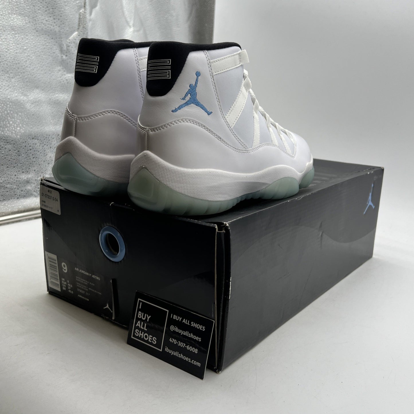 Size 9 - Air Jordan 11 Retro High Legend Blue (378037-117)