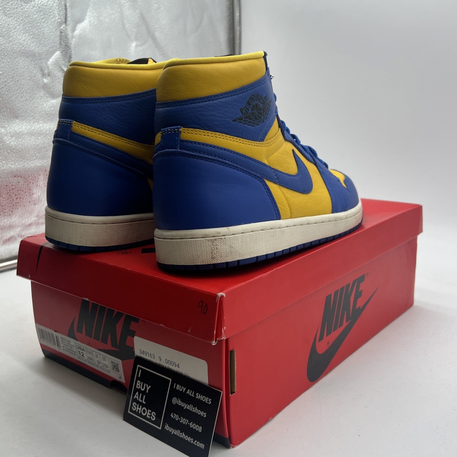 Size 12 - Air Jordan 1 Retro OG High Reverse Laney W (FD2596-700)