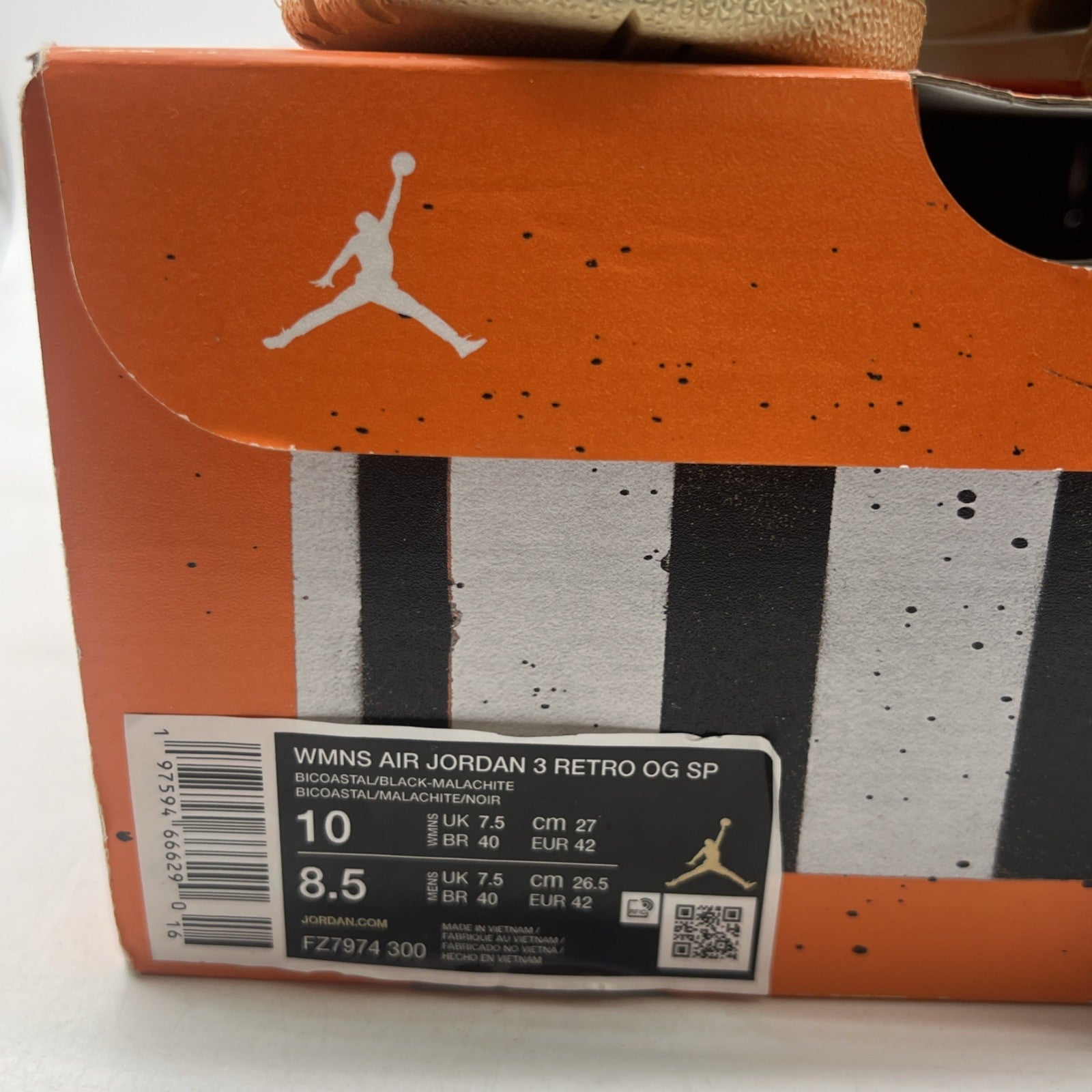 Size 10 - Nina Chanel Abney x Air Jordan 3 Retro SP Bicoastal W (FZ7974-300)