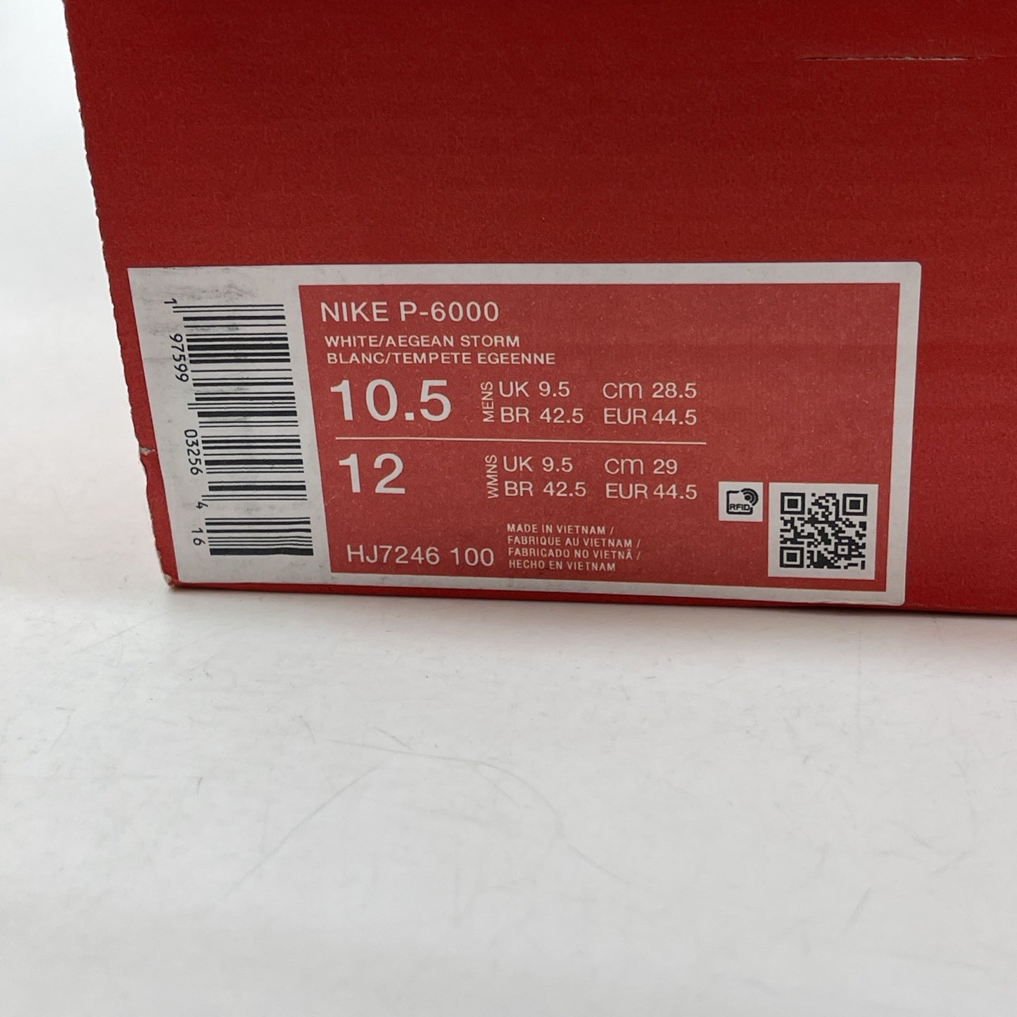 Size 10.5 - Nike P-6000 Metallic Silver Aegean Storm Leather (HJ7246-100)