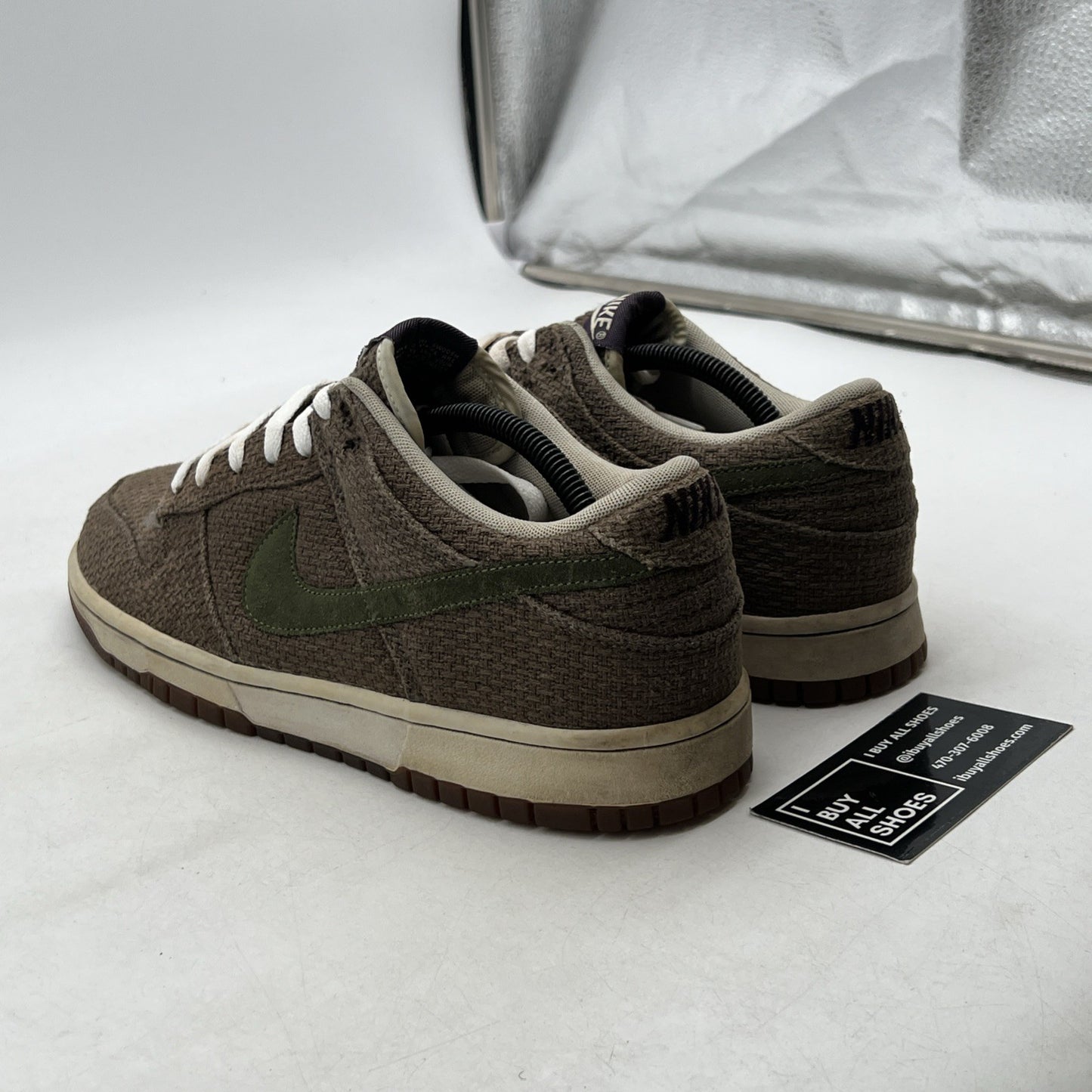 Size 10.5 - Nike Dunk Cl Low Gray (304714-033)