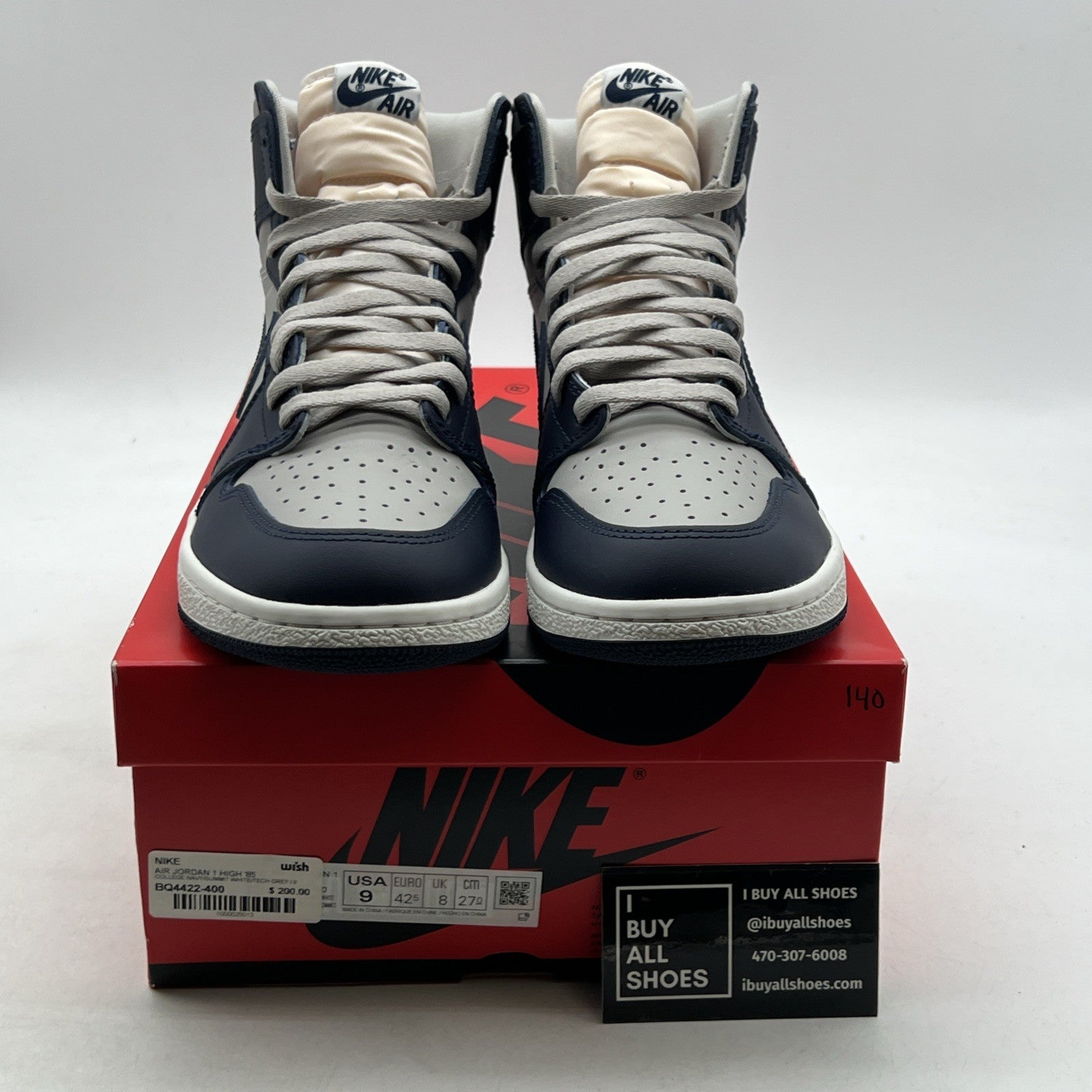 Size 9 - Air Jordan 1 Retro '85 High Georgetown (BQ4422-400)