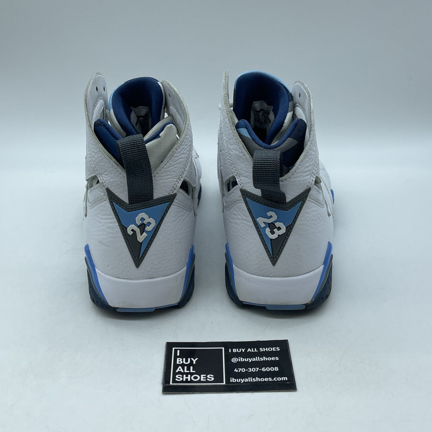 Size 10 - Air Jordan 7 Retro 2015 French Blue White Leather (304775-107)
