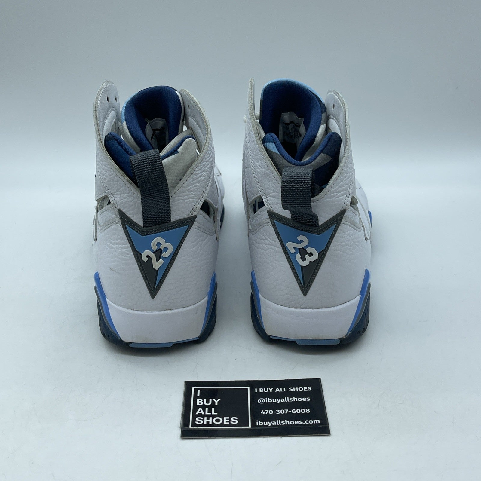 Size 10 - Air Jordan 7 Retro 2015 French Blue White Leather (304775-107)