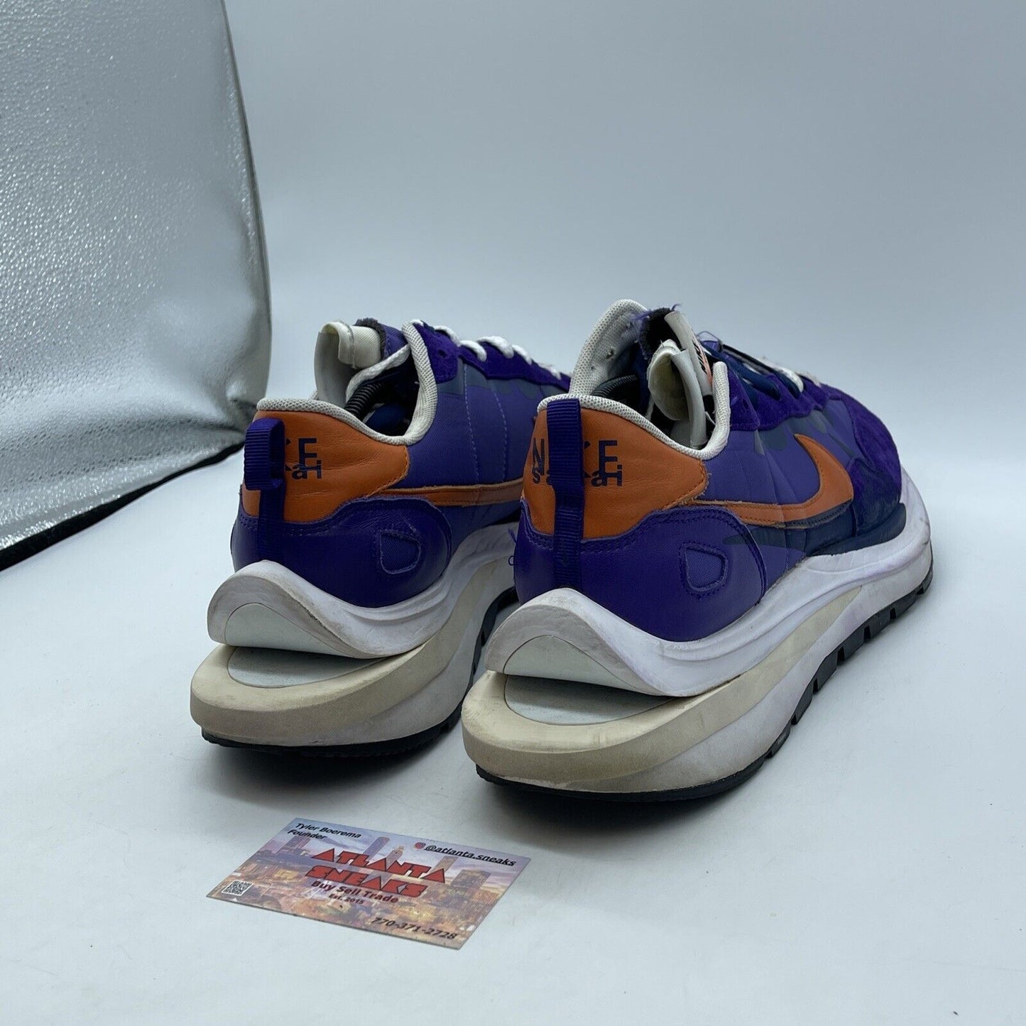 Size 12 - Nike sacai x VaporWaffle Dark Iris Purple Suede Leather (DD1875-500)