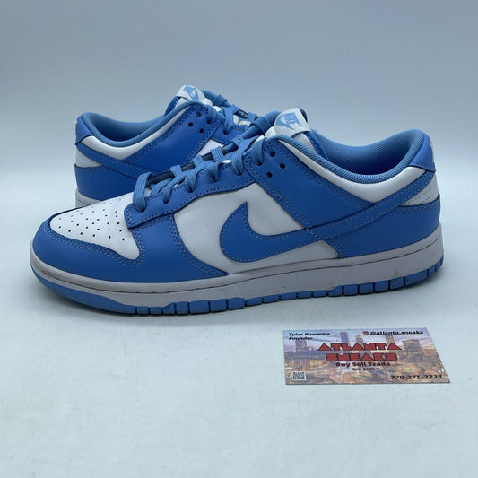 Size 10.5 - Nike Dunk Low University Blue White Leather (DD1391-102)