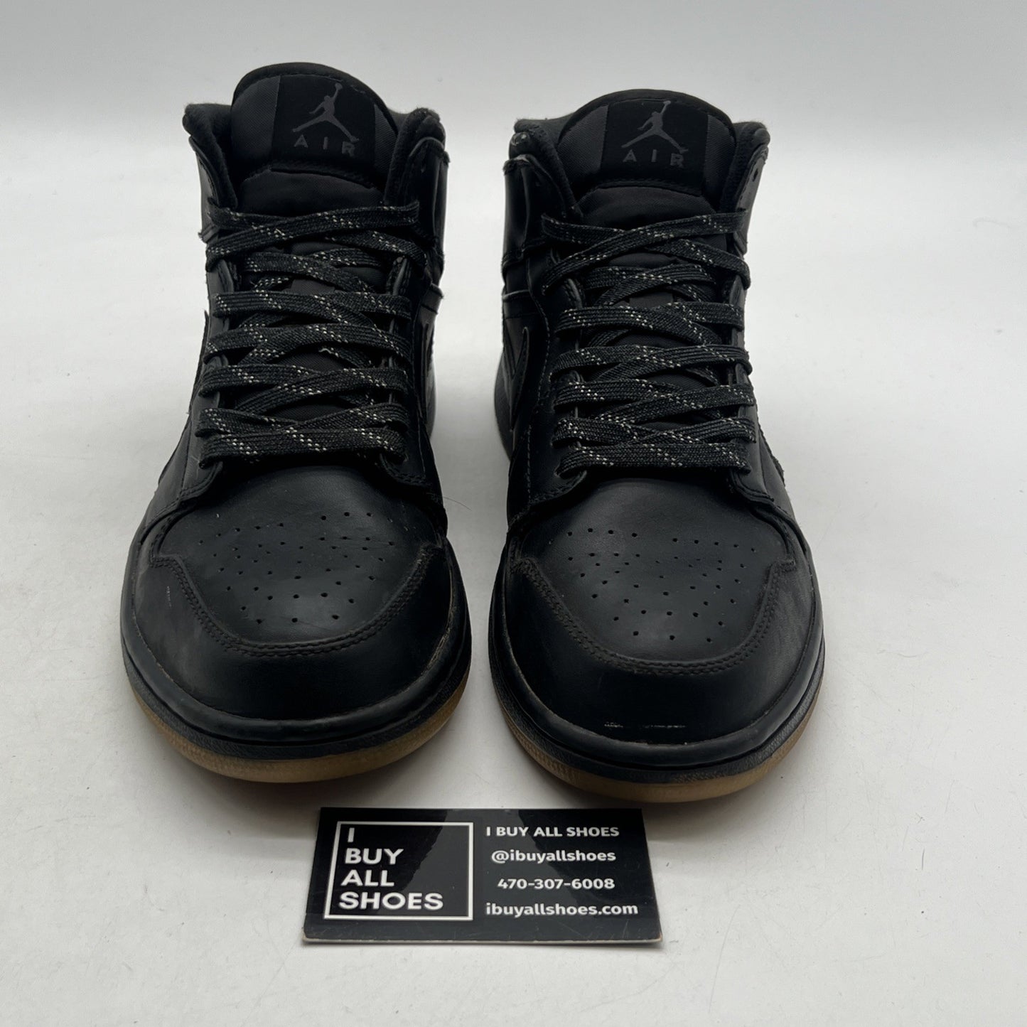 Size 10.5 - Air Jordan 1 Winterized Mid Black Gum (AA3992-002)