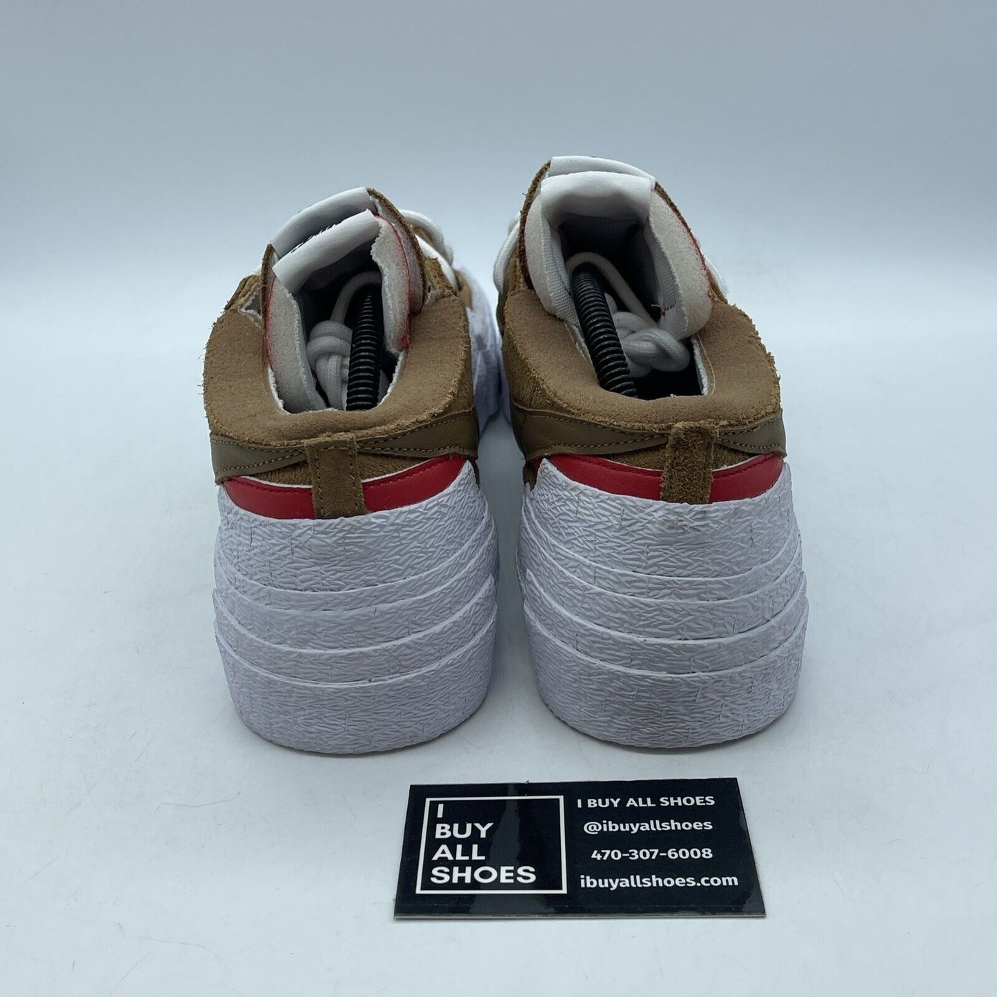 Size 11 - Nike sacai x Blazer Low British Brown Tan Suede Leather (DD1877-200)
