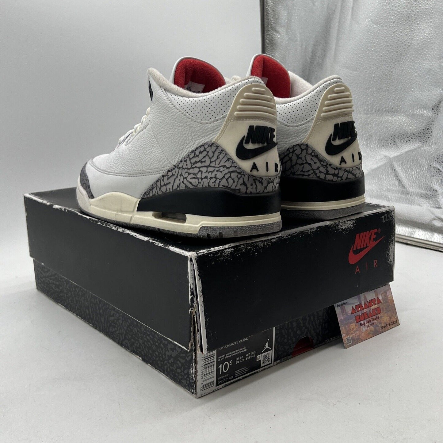 Size 10.5 - Air Jordan 3 Retro Mid White Cement Reimagined (DN3707-100)