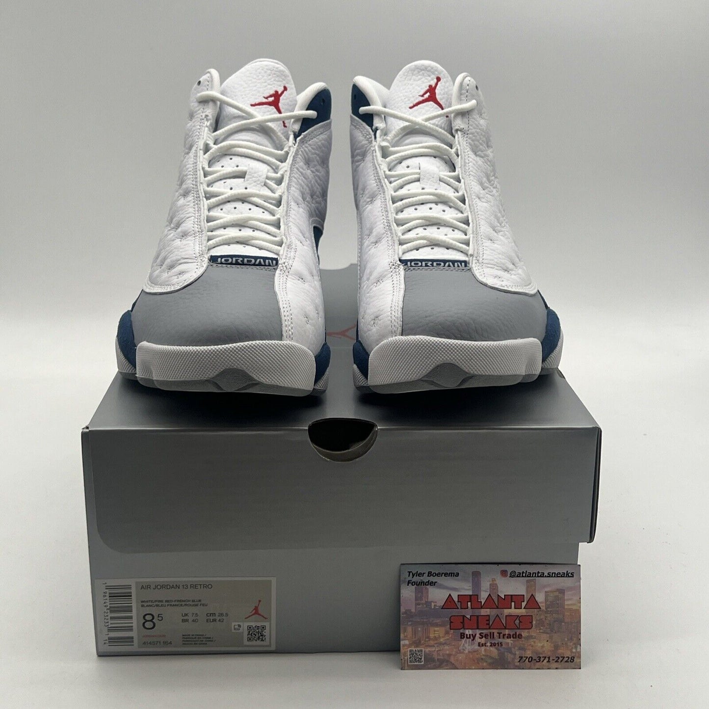 Size 8.5 - Air Jordan 13 Retro Mid French Blue (414571-164)