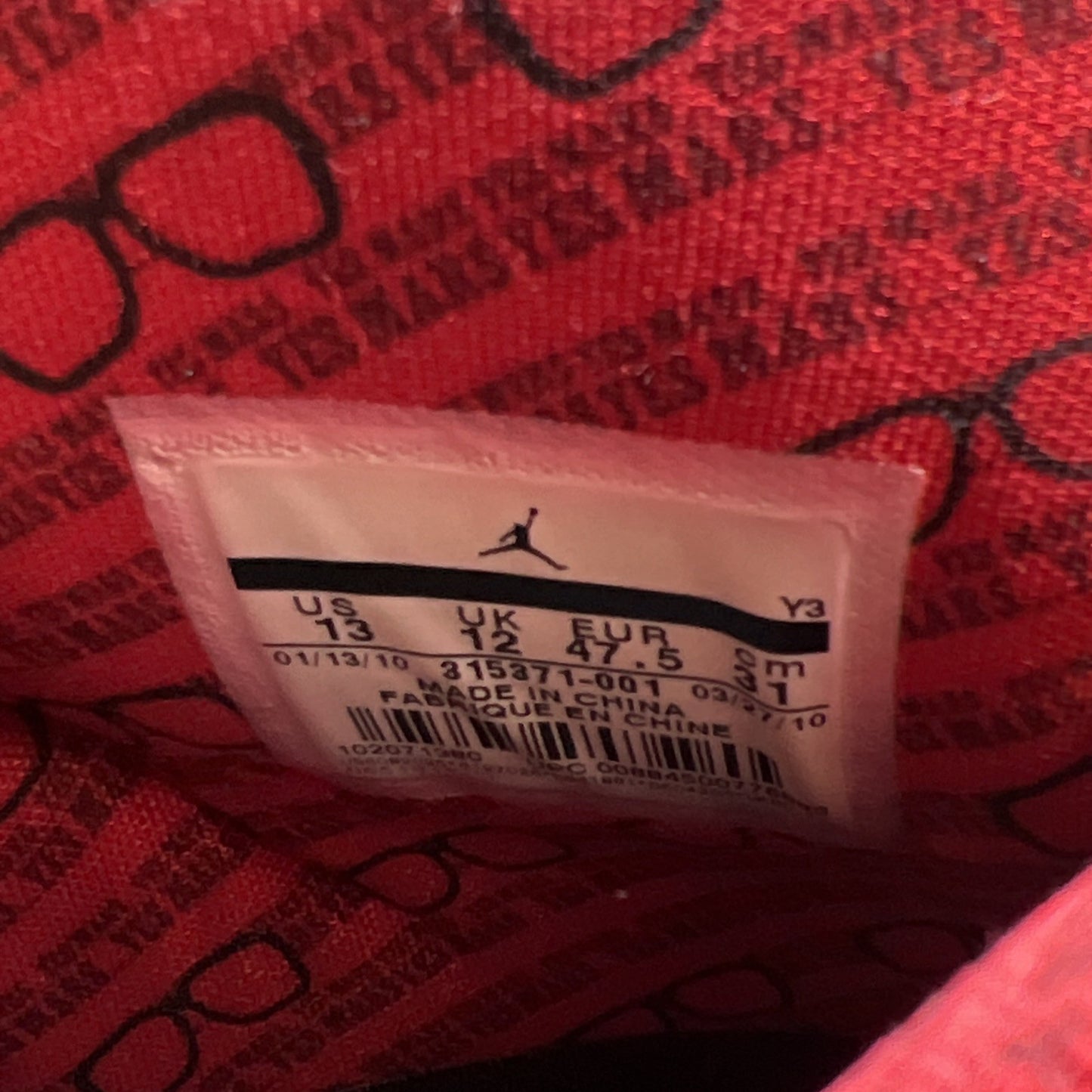 Size 13 - Jordan Spizike Stealth (315371-001)