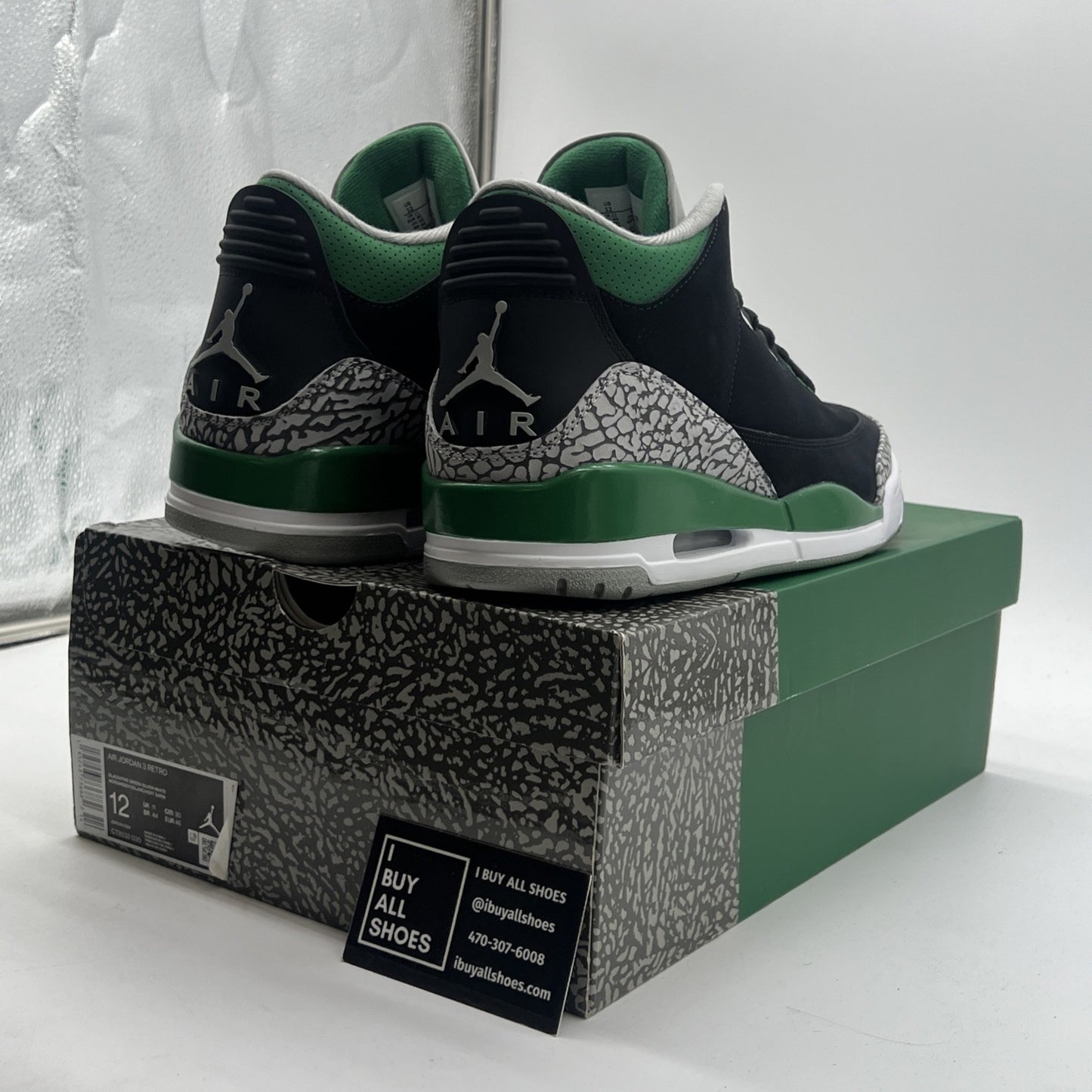 Size 12 - Air Jordan 3 Retro Mid Pine Green (CT8532-030)